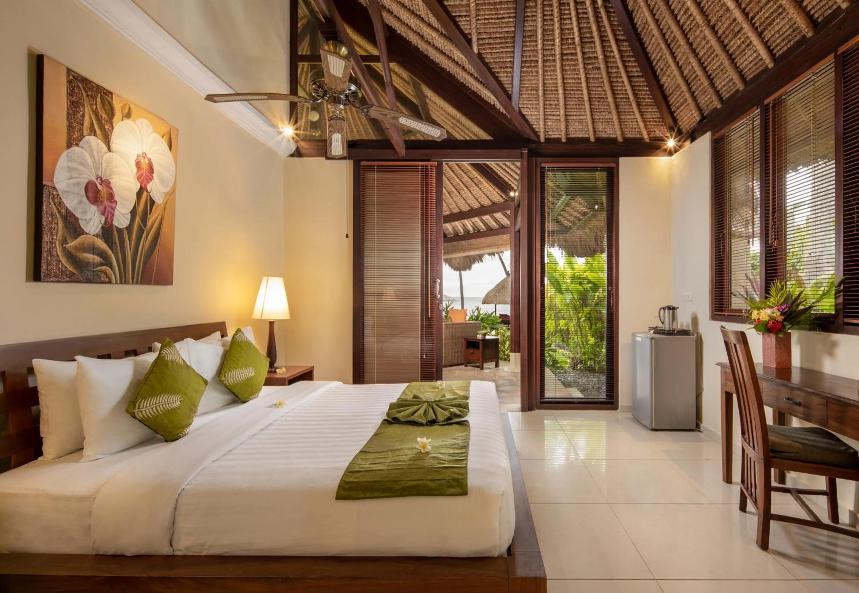 Photo of the whole room, Bed in Alam Anda Ocean Front Resort & Spa Dive Resort