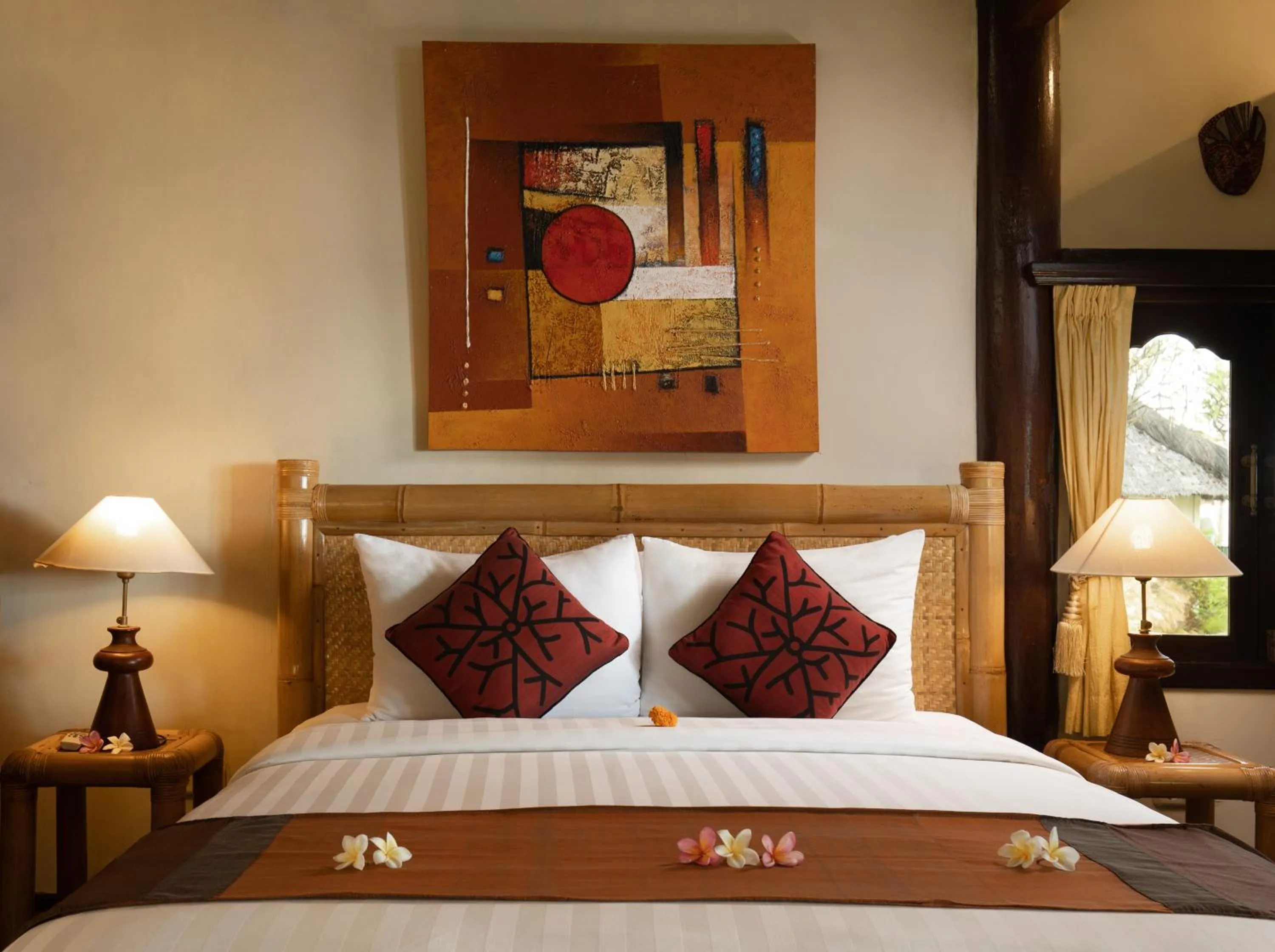 Bedroom, Bed in Alam Anda Ocean Front Resort & Spa Dive Resort