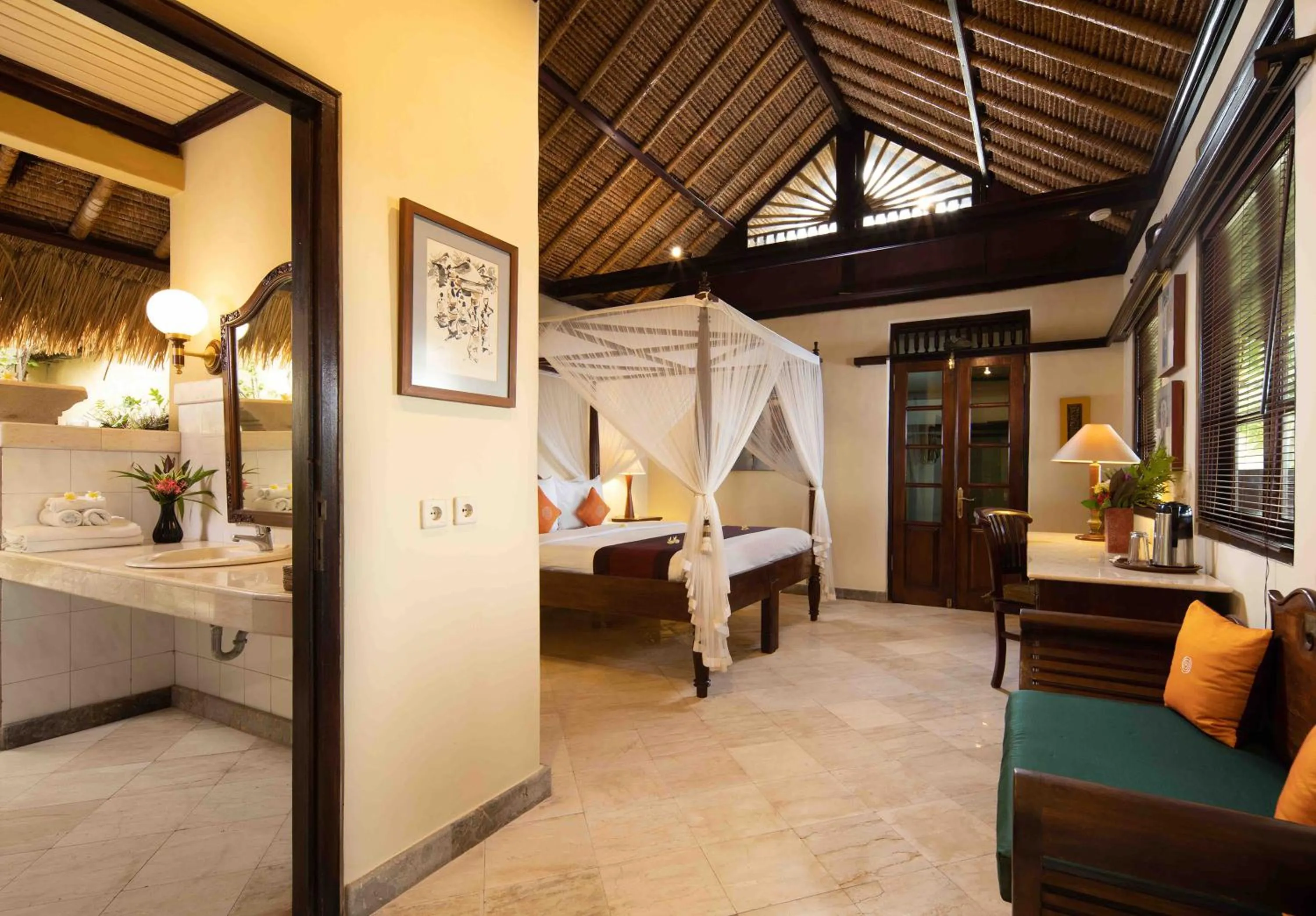 Photo of the whole room, Bed in Alam Anda Ocean Front Resort & Spa Dive Resort