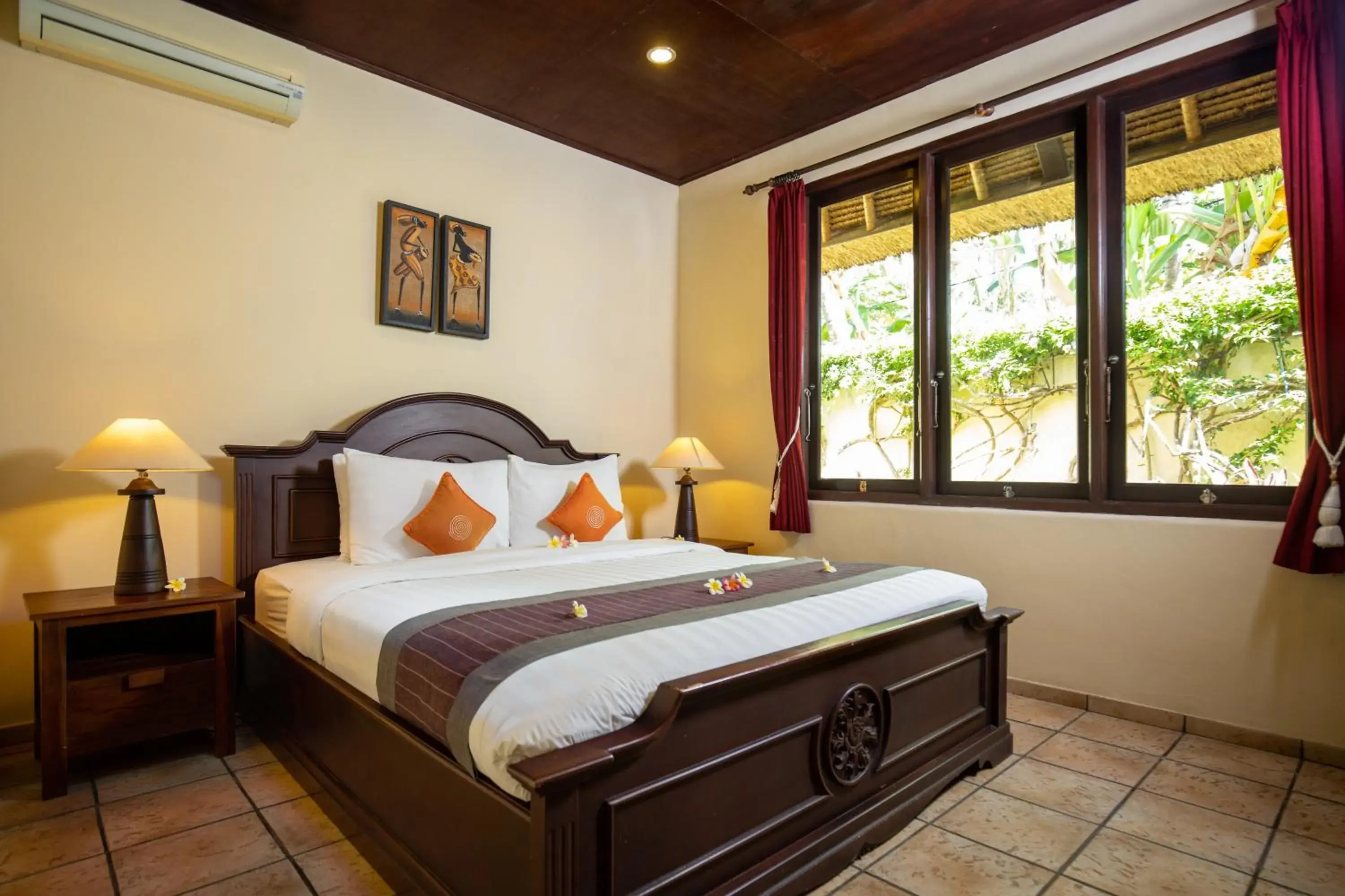 Bed in Alam Anda Ocean Front Resort & Spa Dive Resort Bed in Alam Anda Ocean Front Resort & Spa Dive Resort