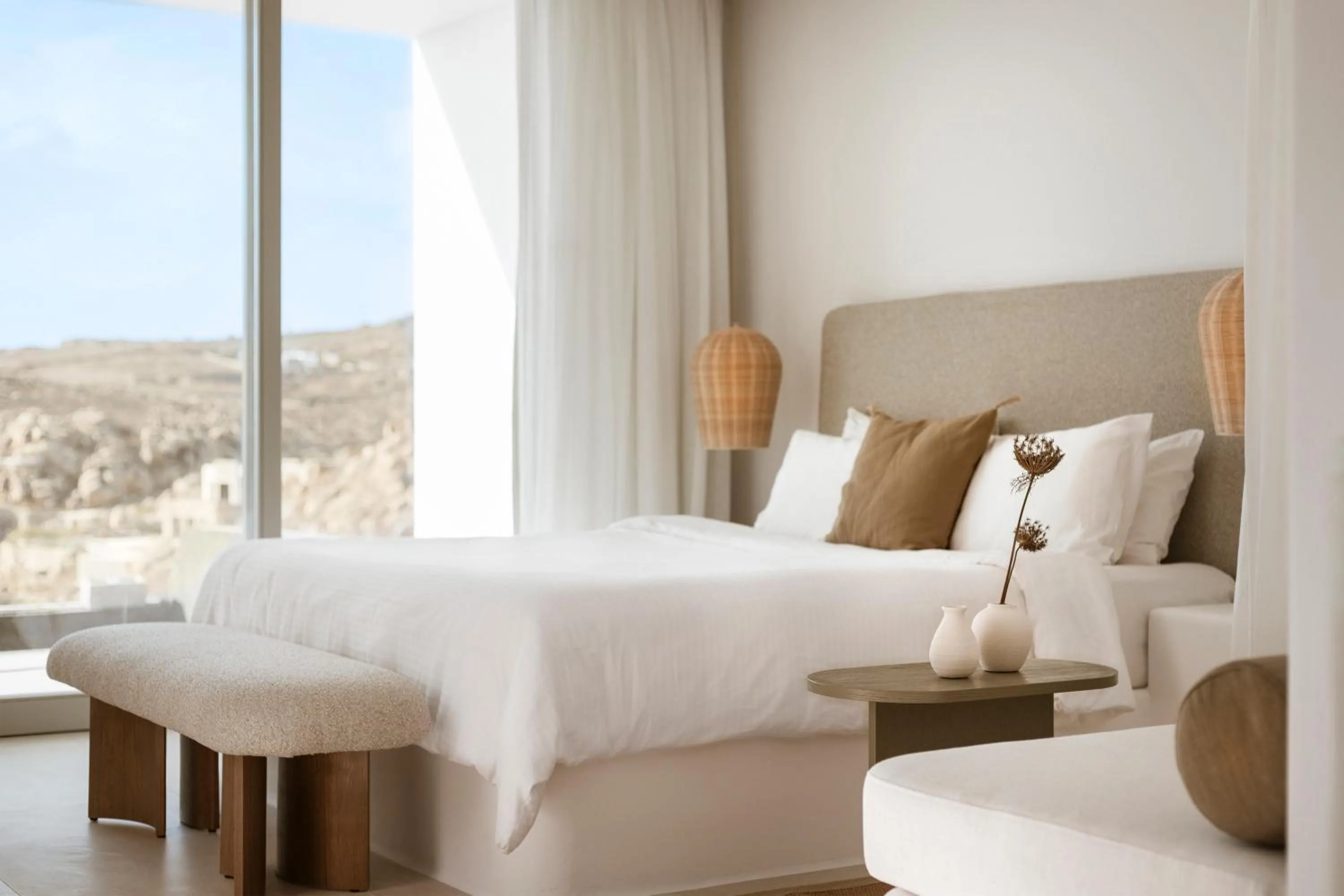 Natural landscape, Bed in Mykonos Flow - Super Paradise