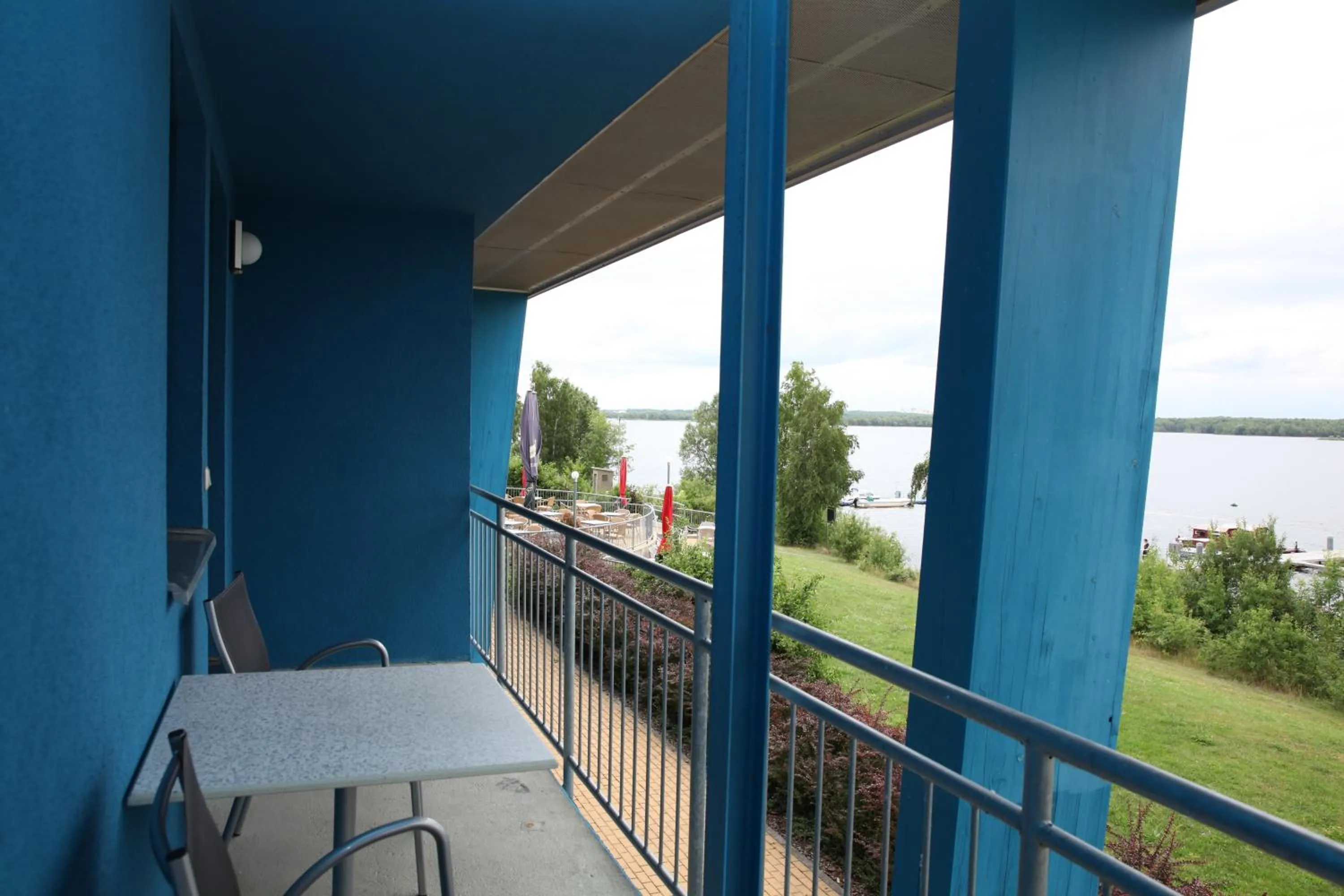 Balcony/Terrace in Strandhotel Senftenberger See