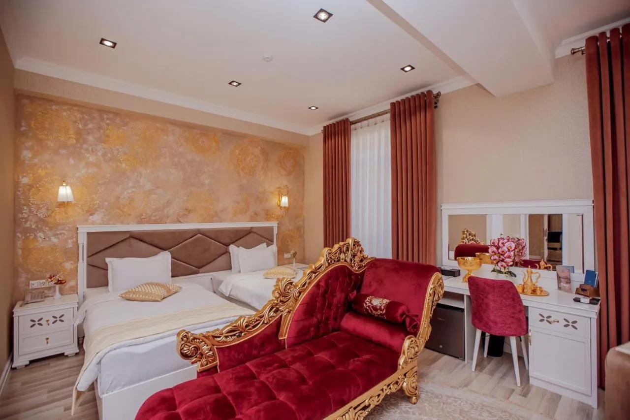 Bed in HOTEL SILK ROAD EMPIRE SAMARKAND