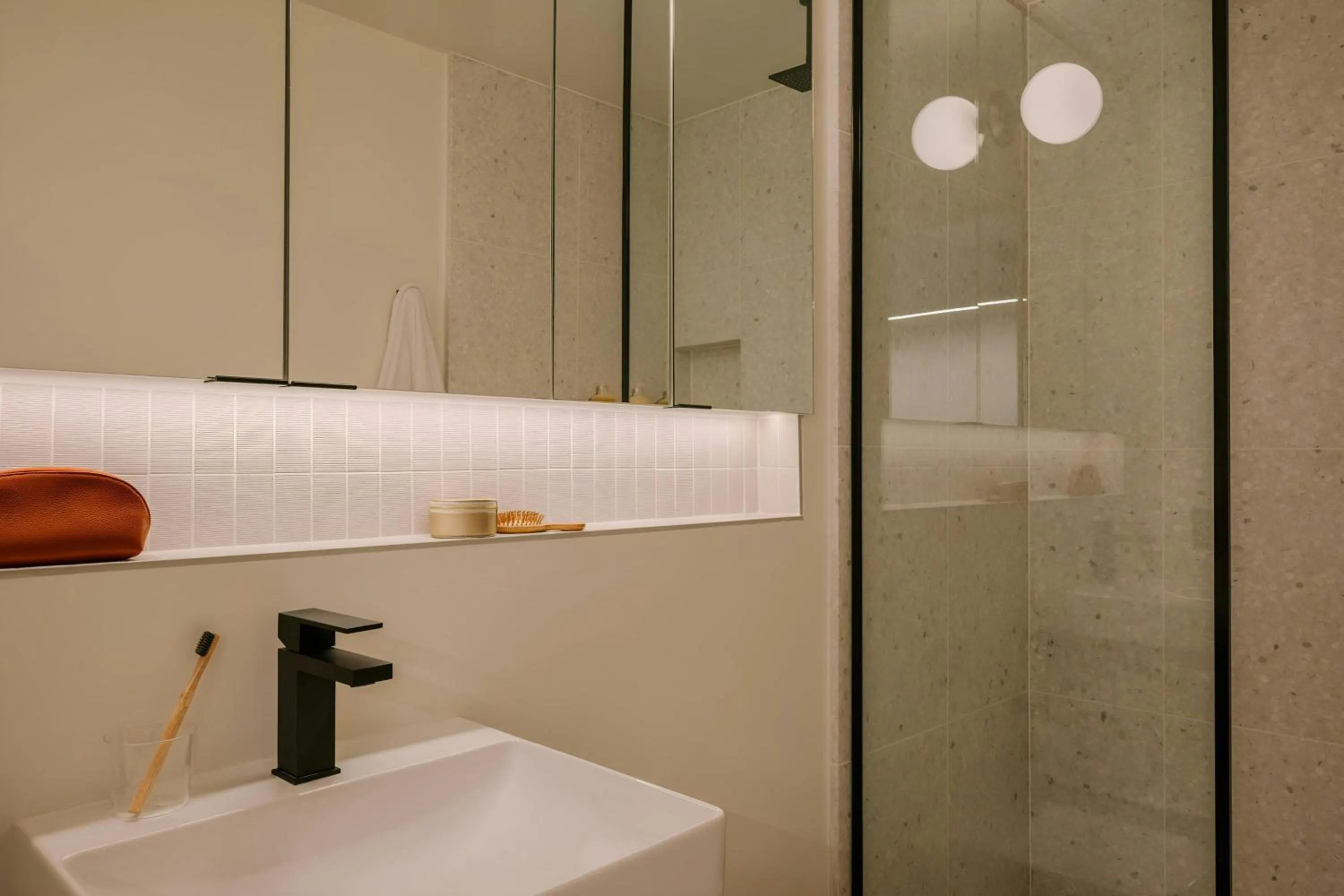 Bathroom in Sonder by Marriott Bonvoy The Craftsman Apartments Downtown LA