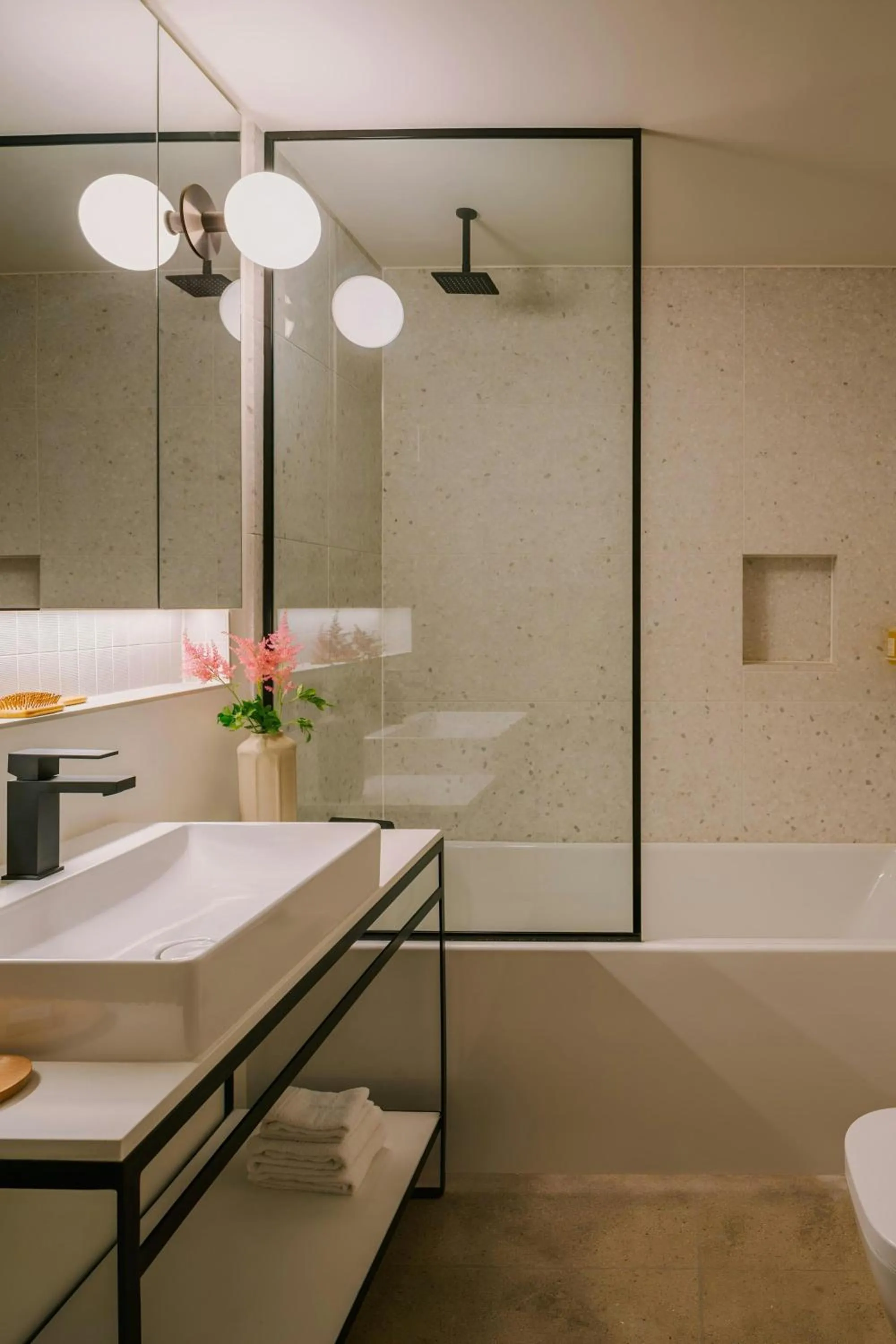 Bathroom in Sonder by Marriott Bonvoy The Craftsman Apartments Downtown LA