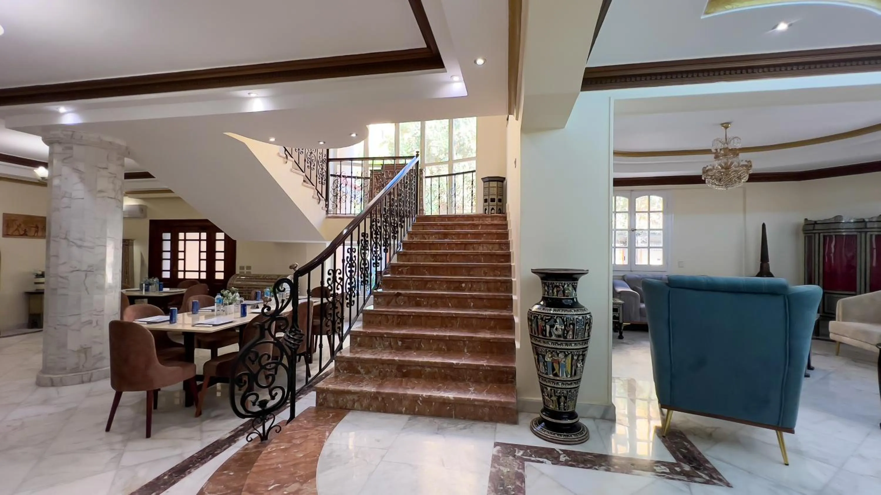 Turquoise Pyramids palace