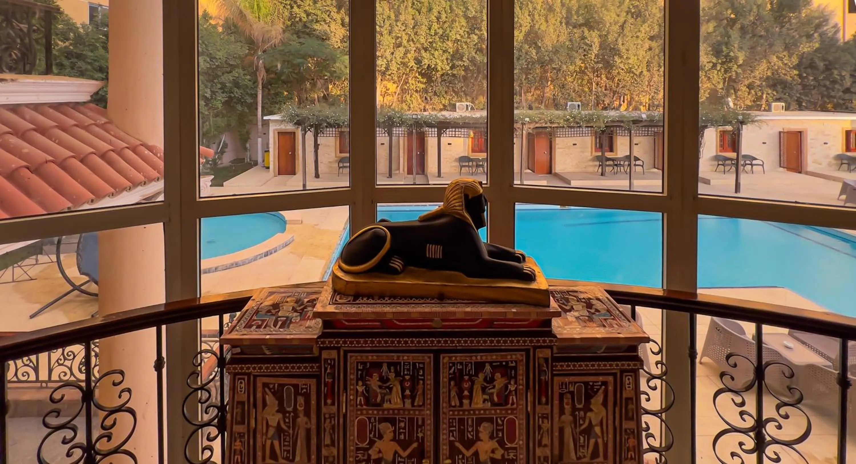 Turquoise Pyramids palace