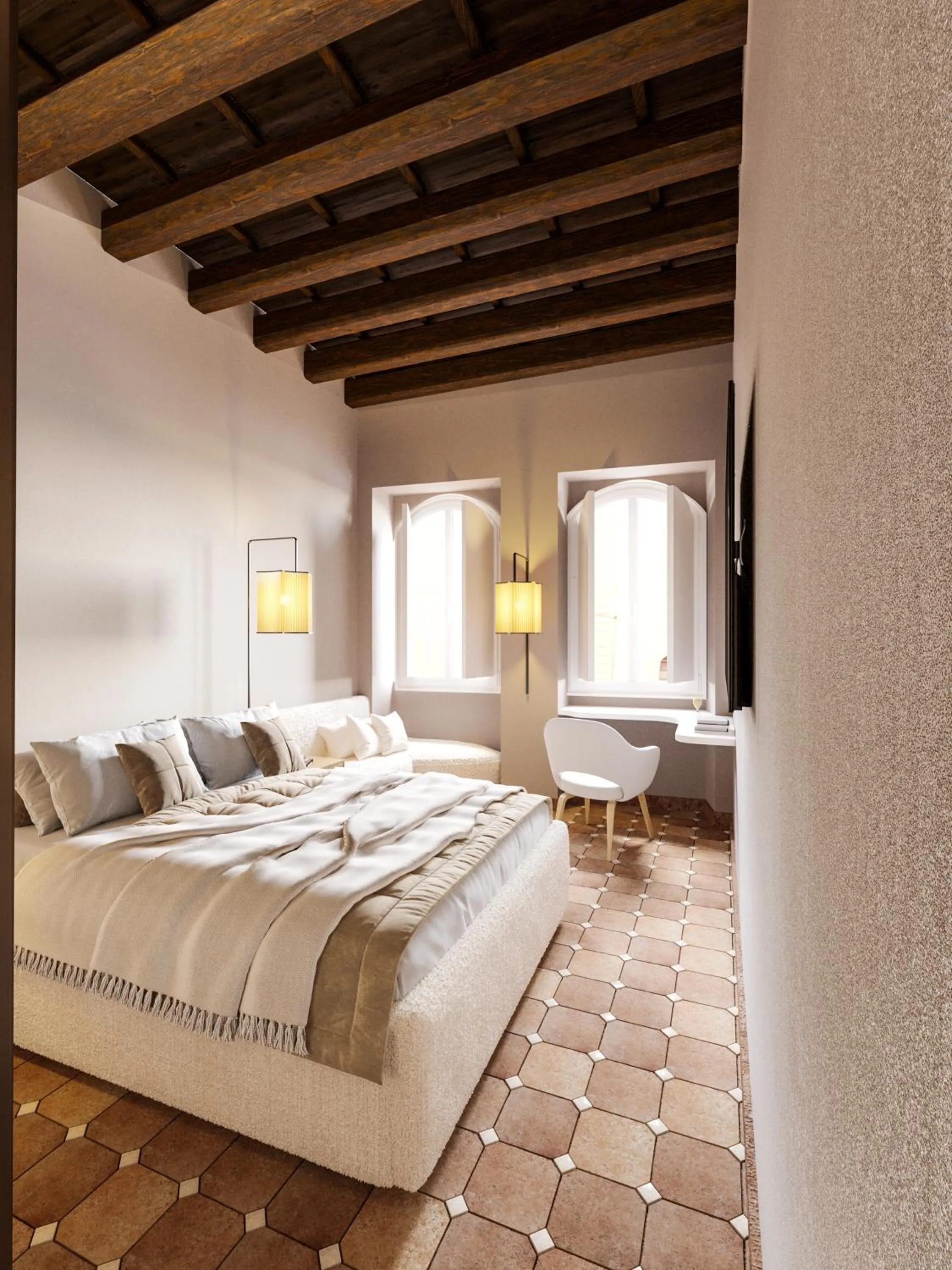 Bed in YourSuiteRome