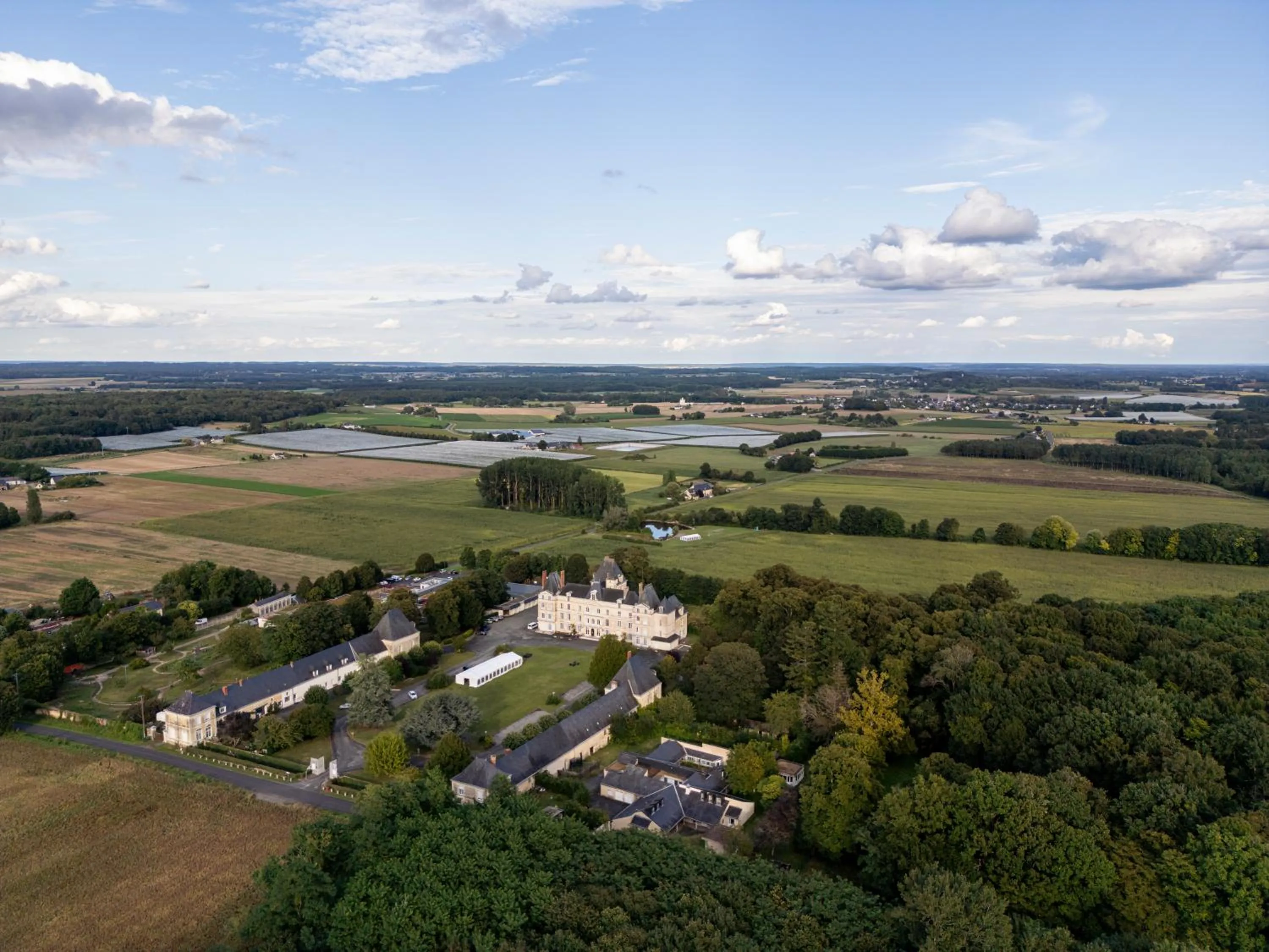 Bird's eye view in Château de Briançon, The Originals Relais