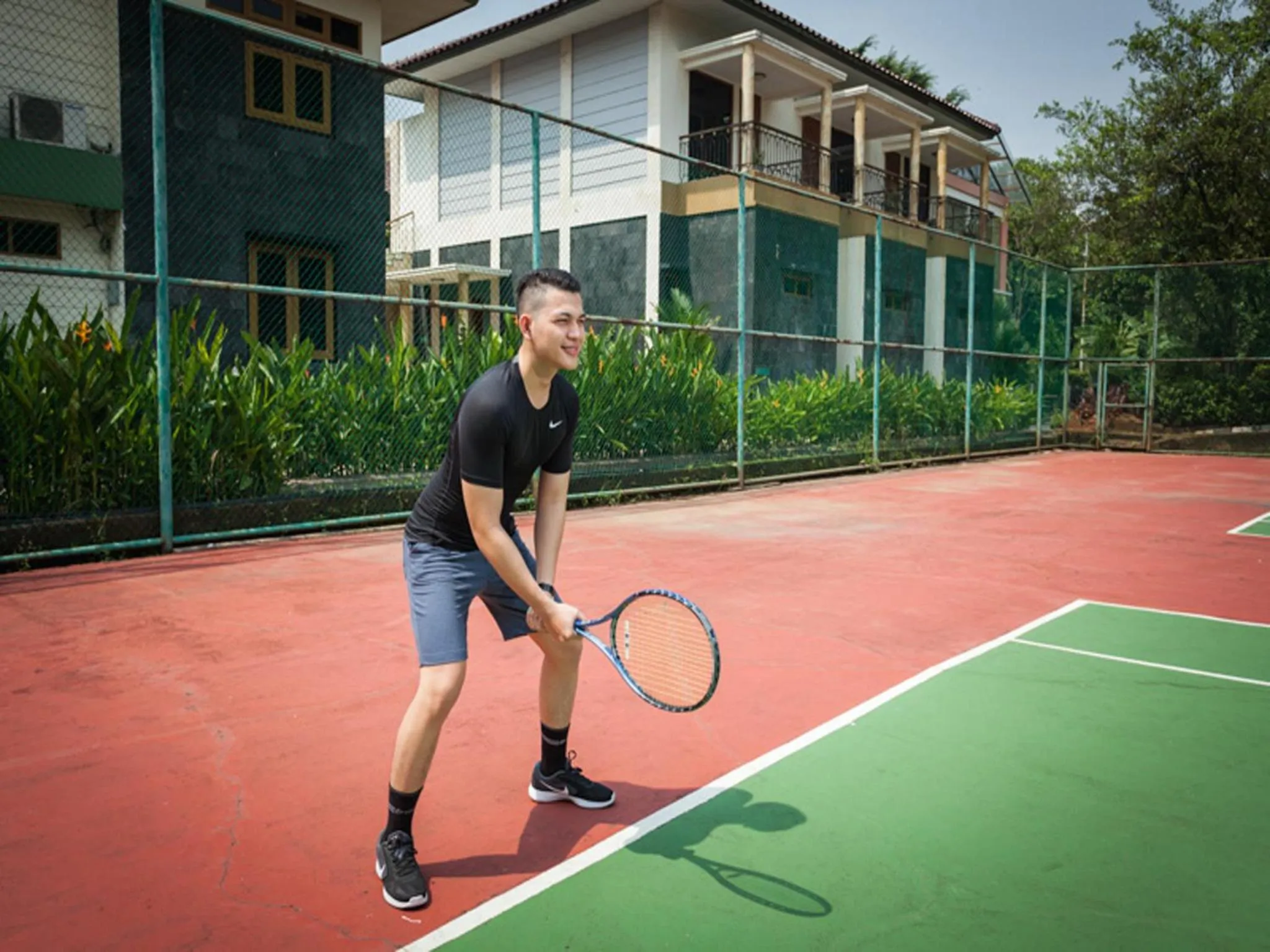 Tennis court in Hotel Sahid Jaya Lippo Cikarang