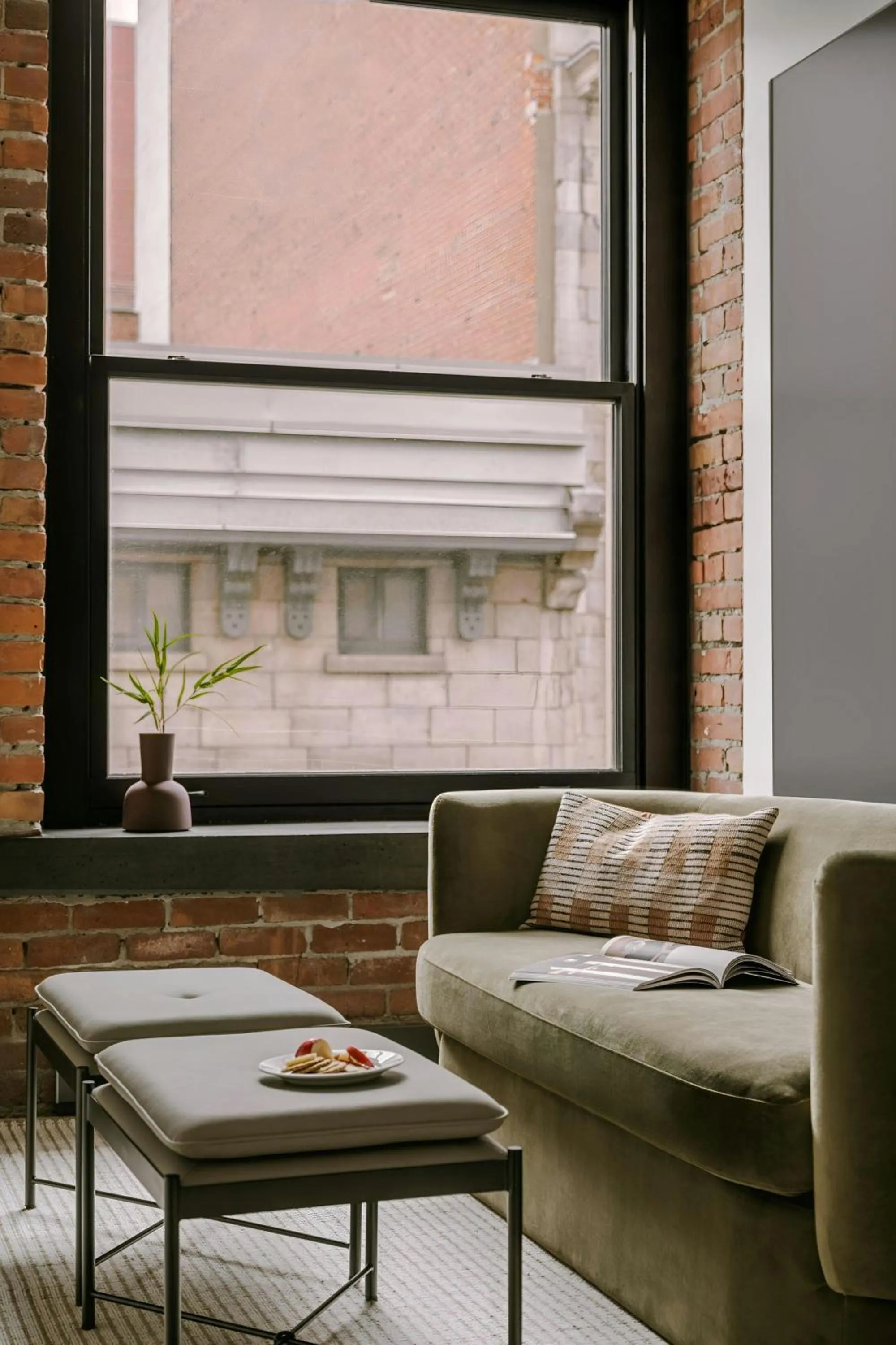 Living room in Sonder by Marriott Bonvoy Apollon Apartments Old Montreal