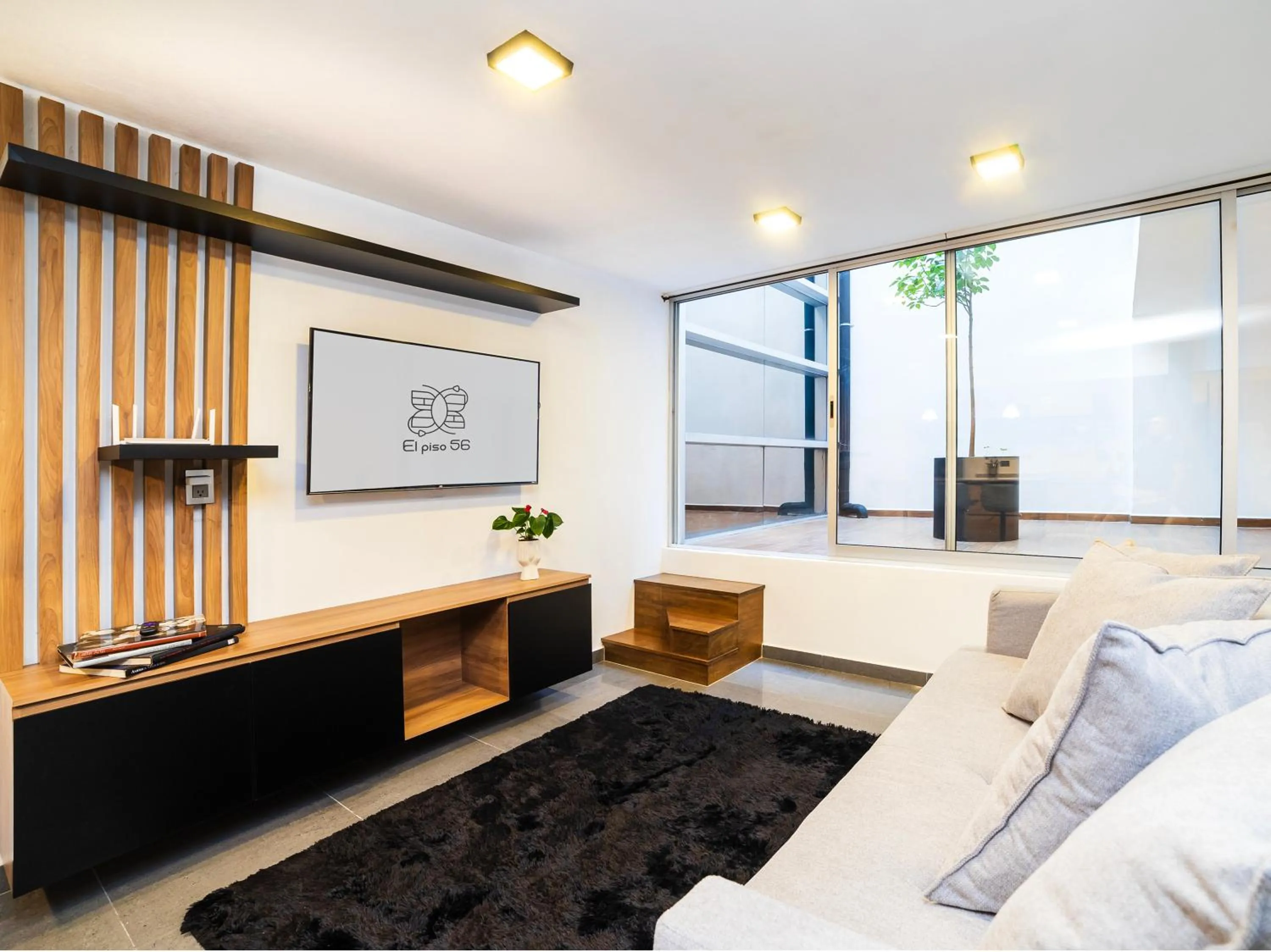 Living room in Edificio Piso 56