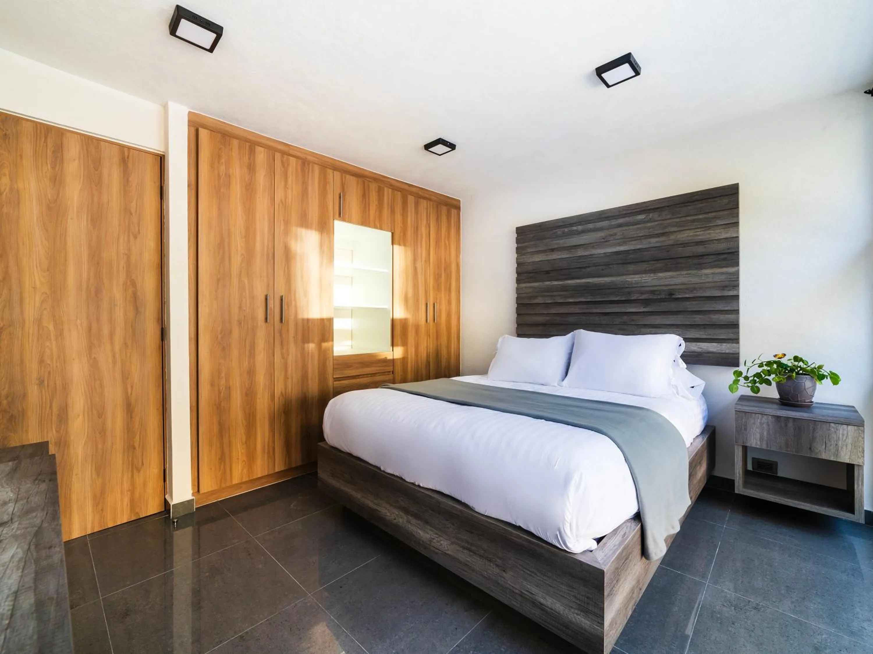 Bedroom, Bed in Edificio Piso 56