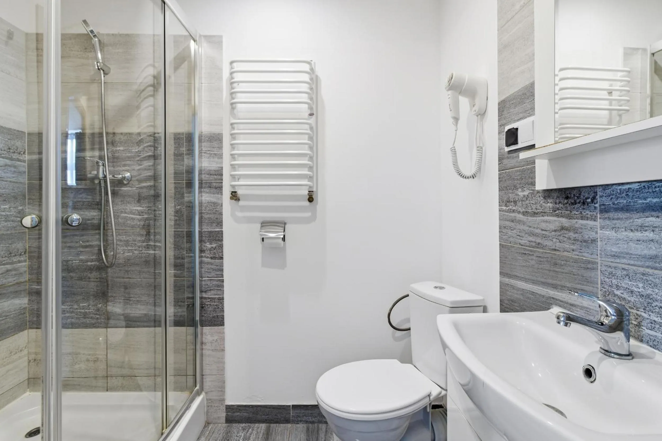 Shower in Queen Apartments