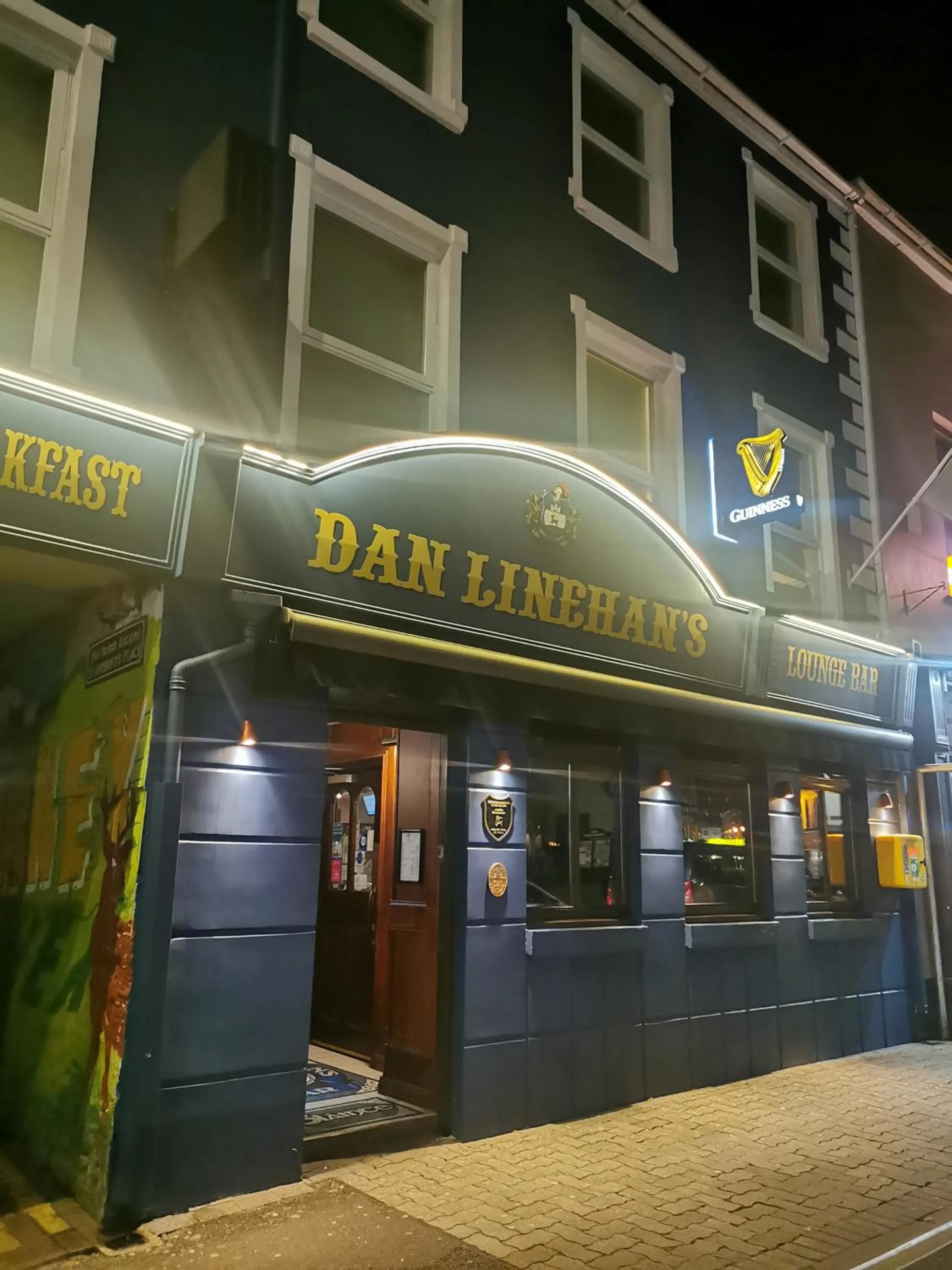 Property building in Dan Linehan's B&B