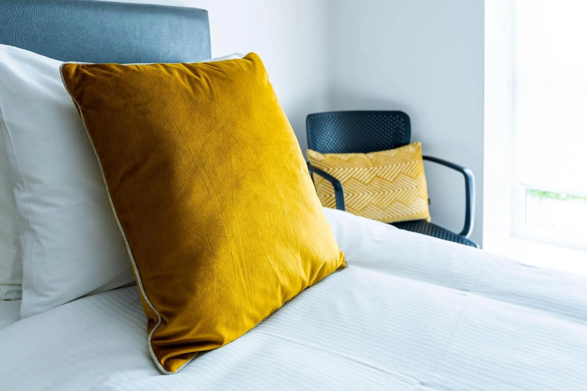 Decorative detail, Bed in Dan Linehan's B&B