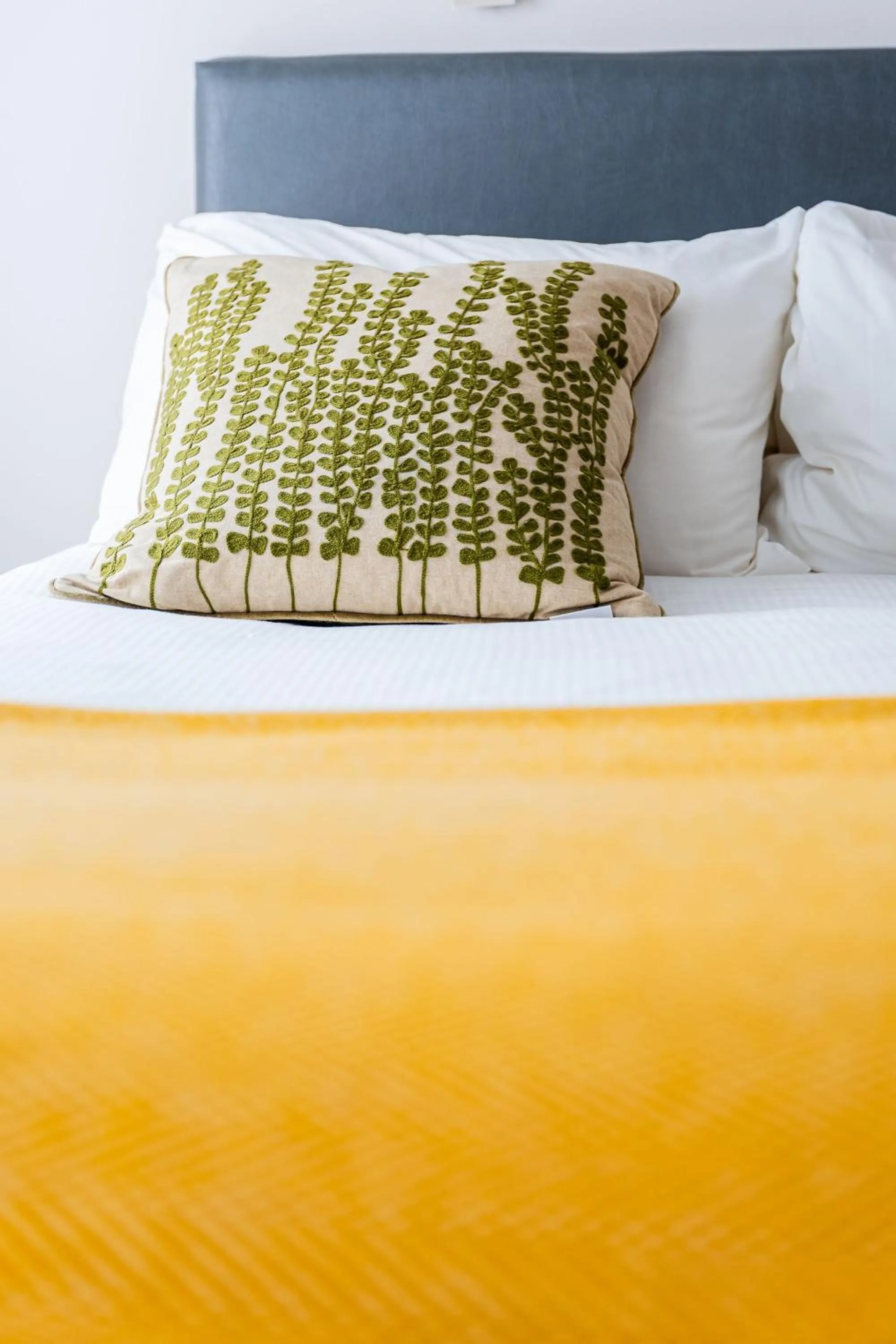 Decorative detail, Bed in Dan Linehan's B&B