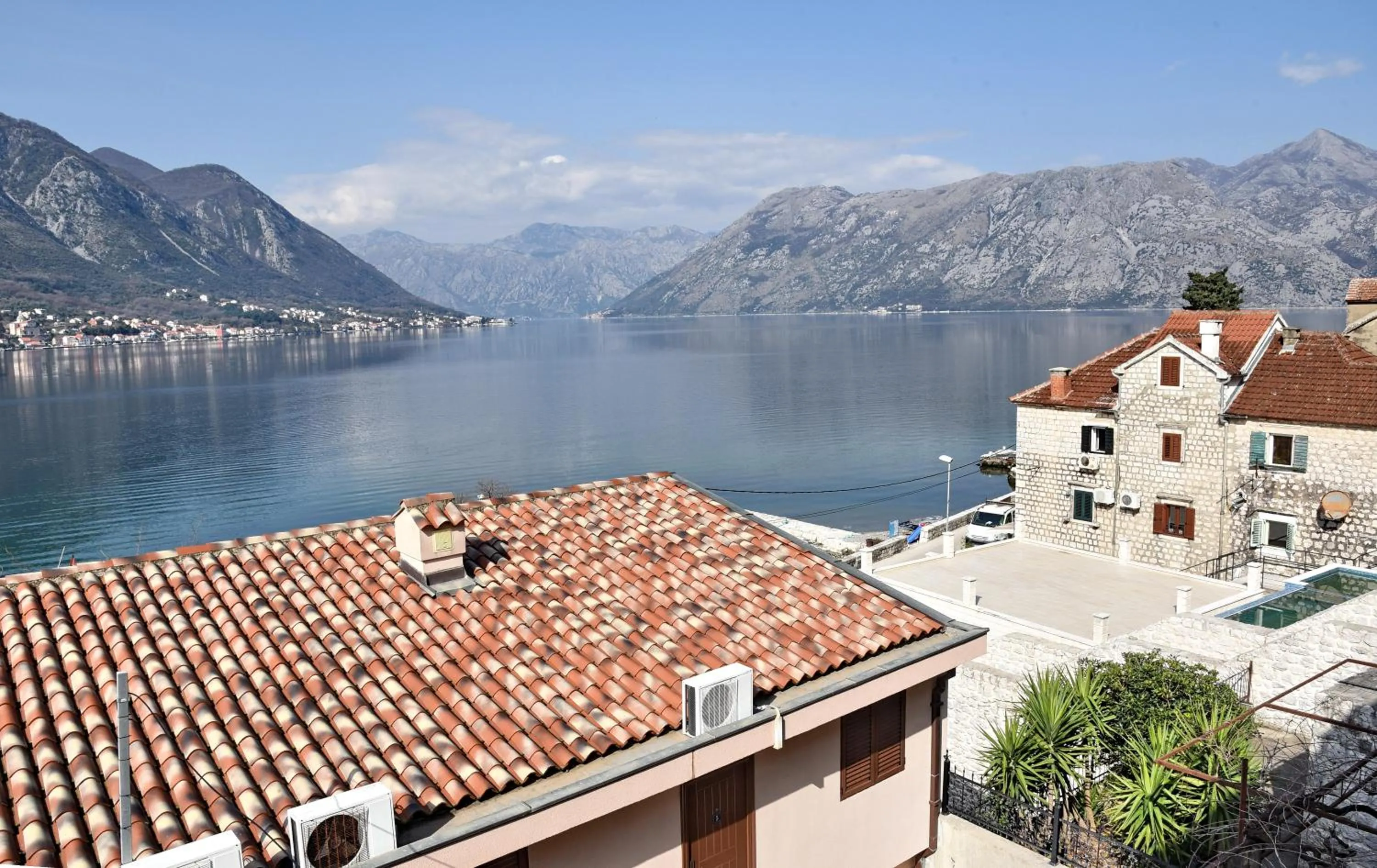 Sea view in Apartments PEGAZ