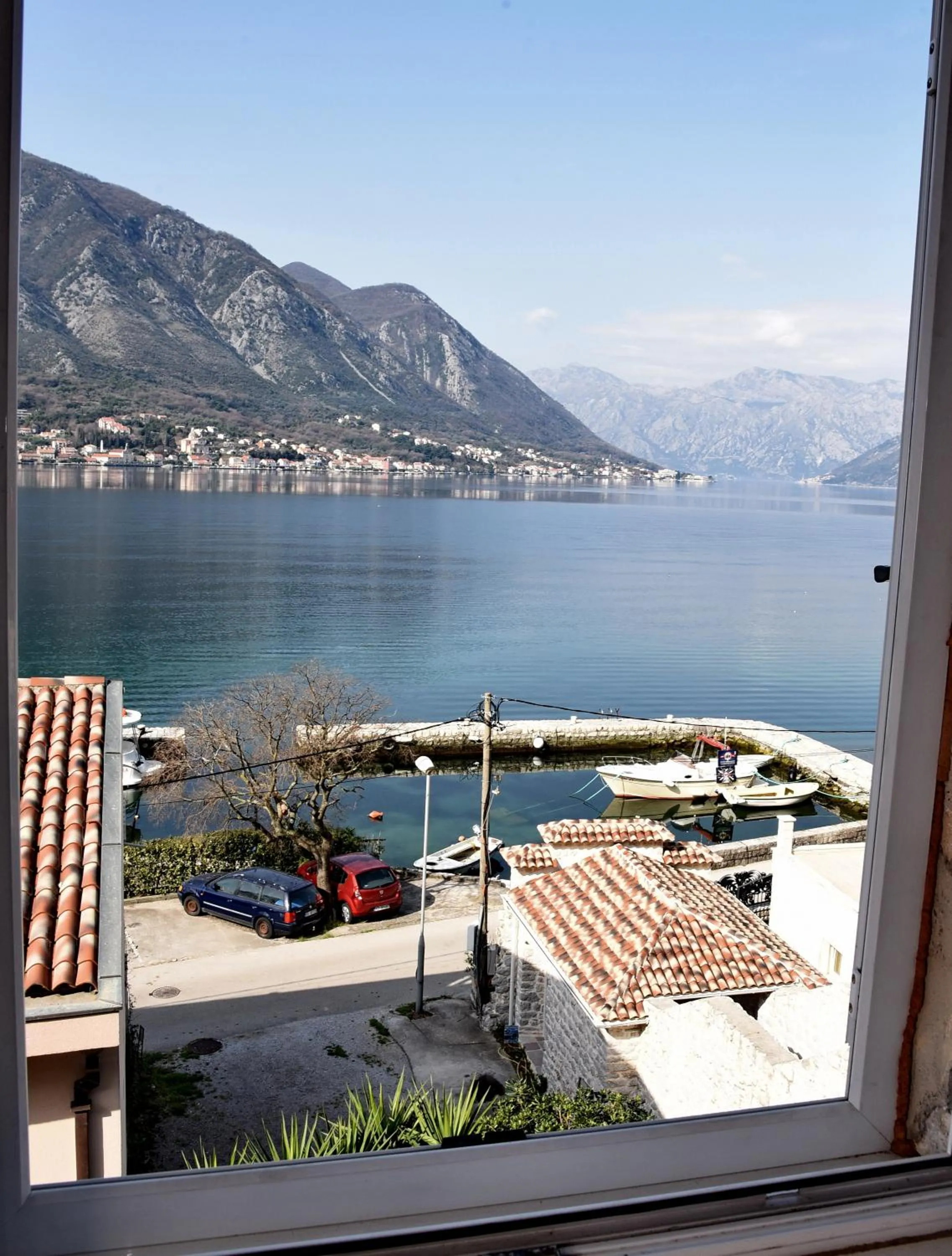 Sea view in Apartments PEGAZ