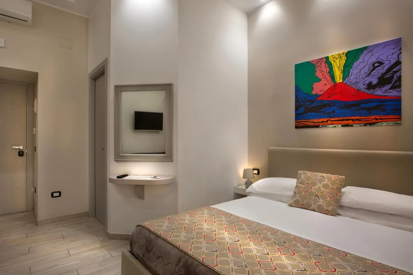 View (from property/room), Bed in Residenza Suarez