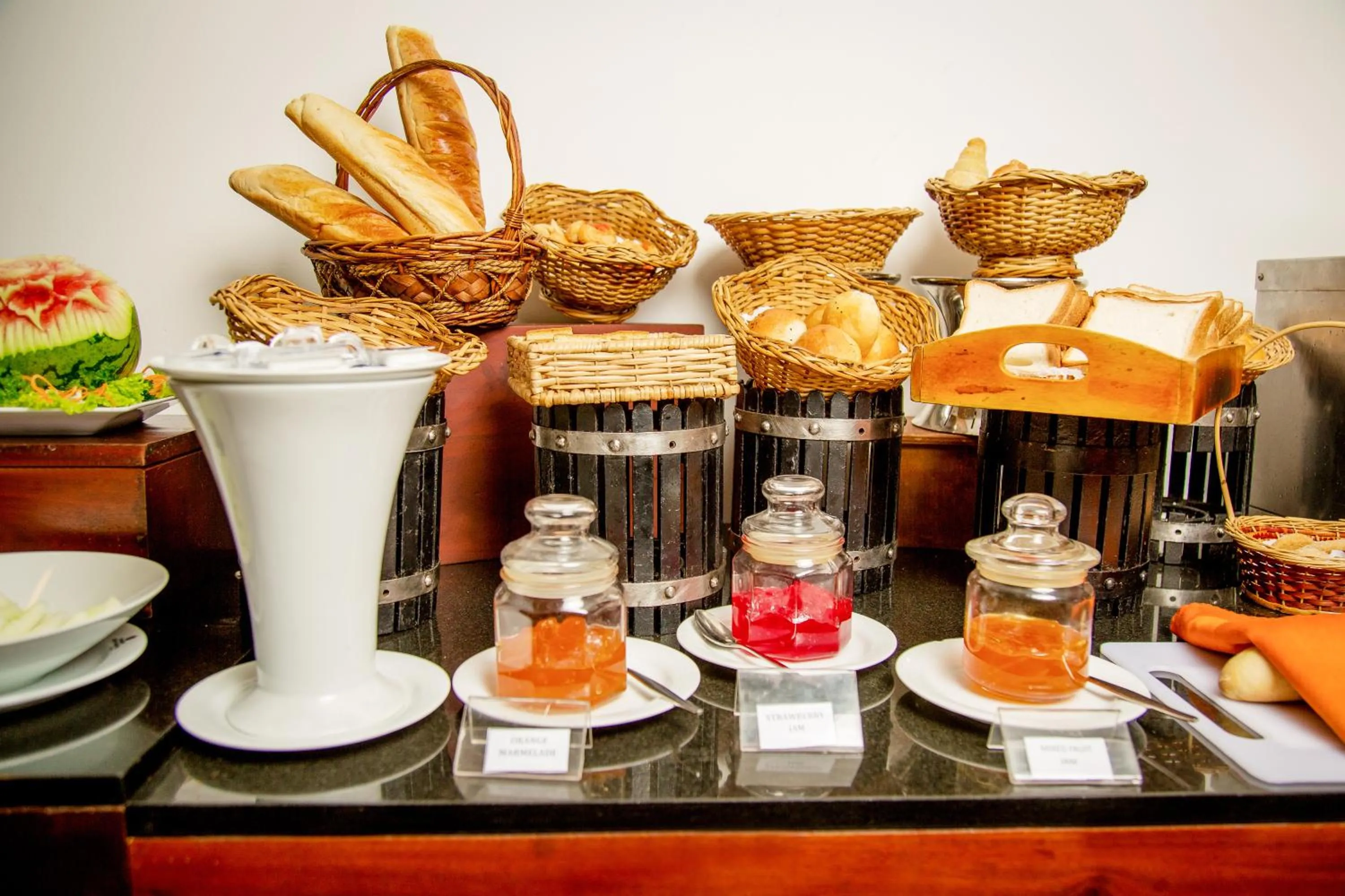 Continental breakfast in Kandy City Hotel by Earl's