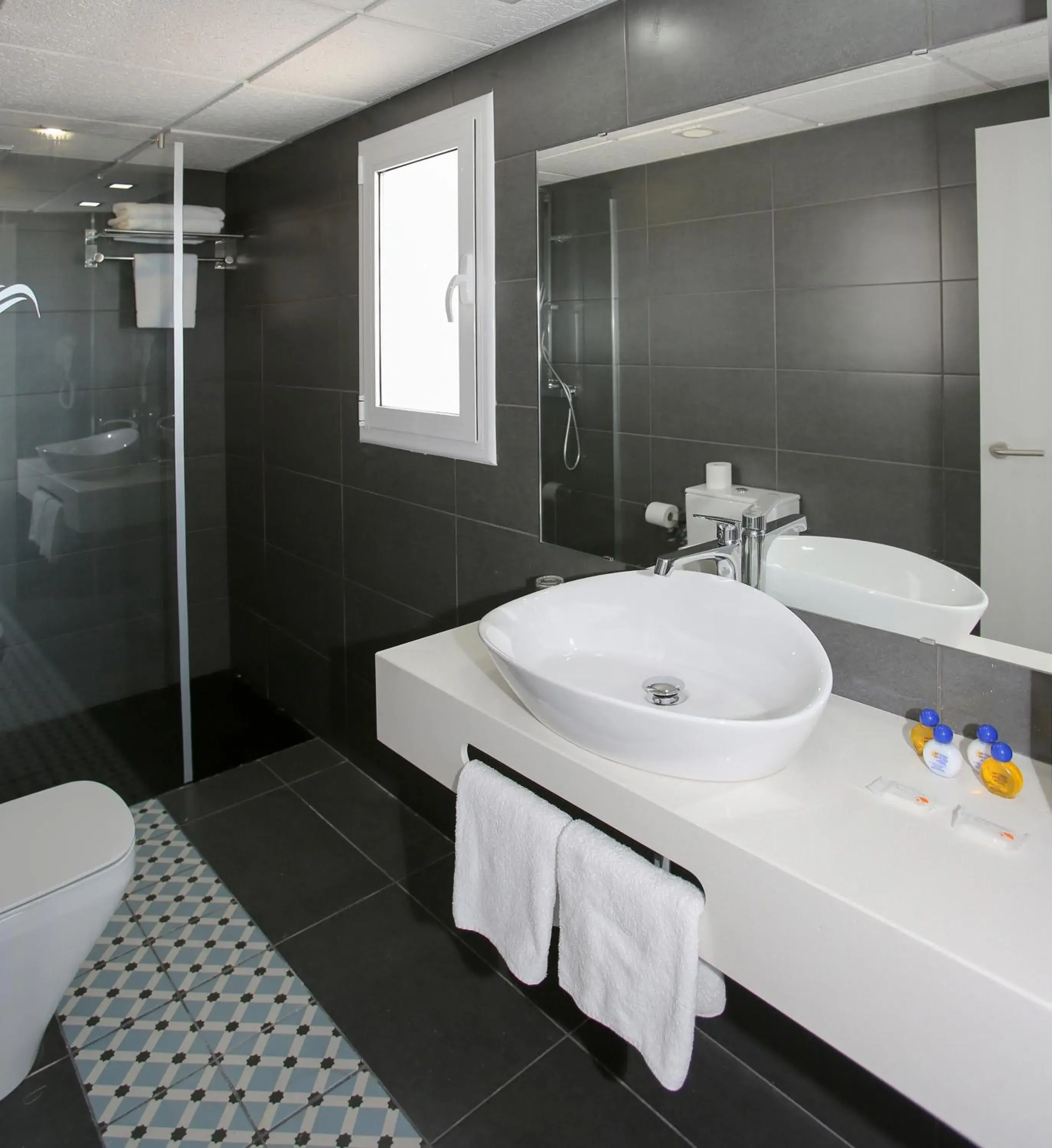 Bathroom in Hotel Europa Splash & Spa Bathroom in Hotel Europa Splash & Spa