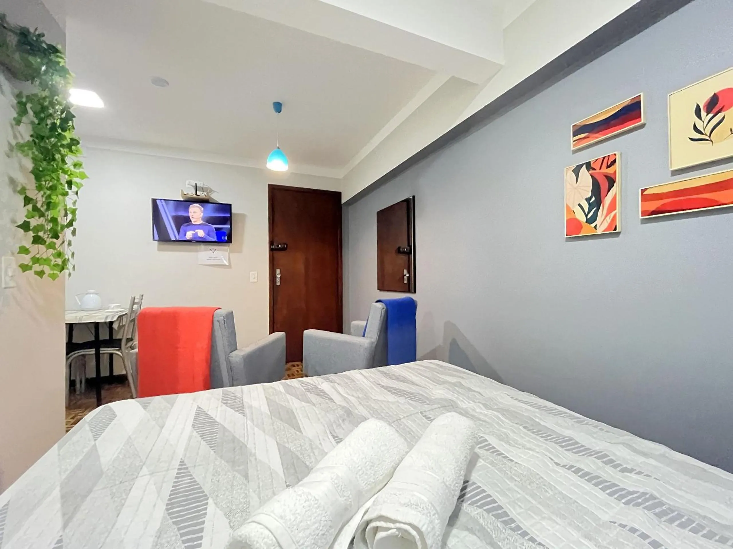 Photo of the whole room, Bed in Excelente apartamento no centro de Curitiba