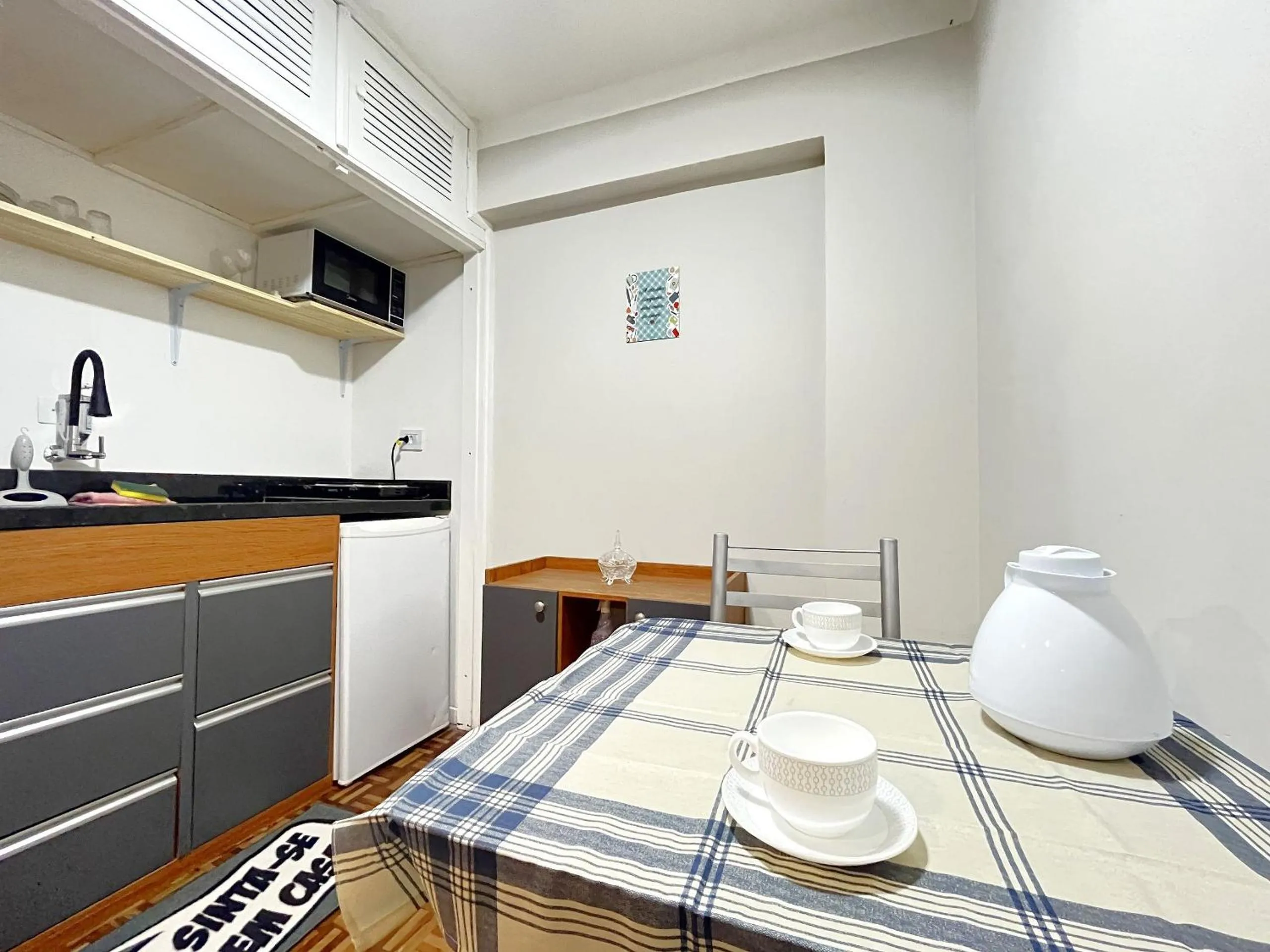 Kitchen or kitchenette in Excelente apartamento no centro de Curitiba