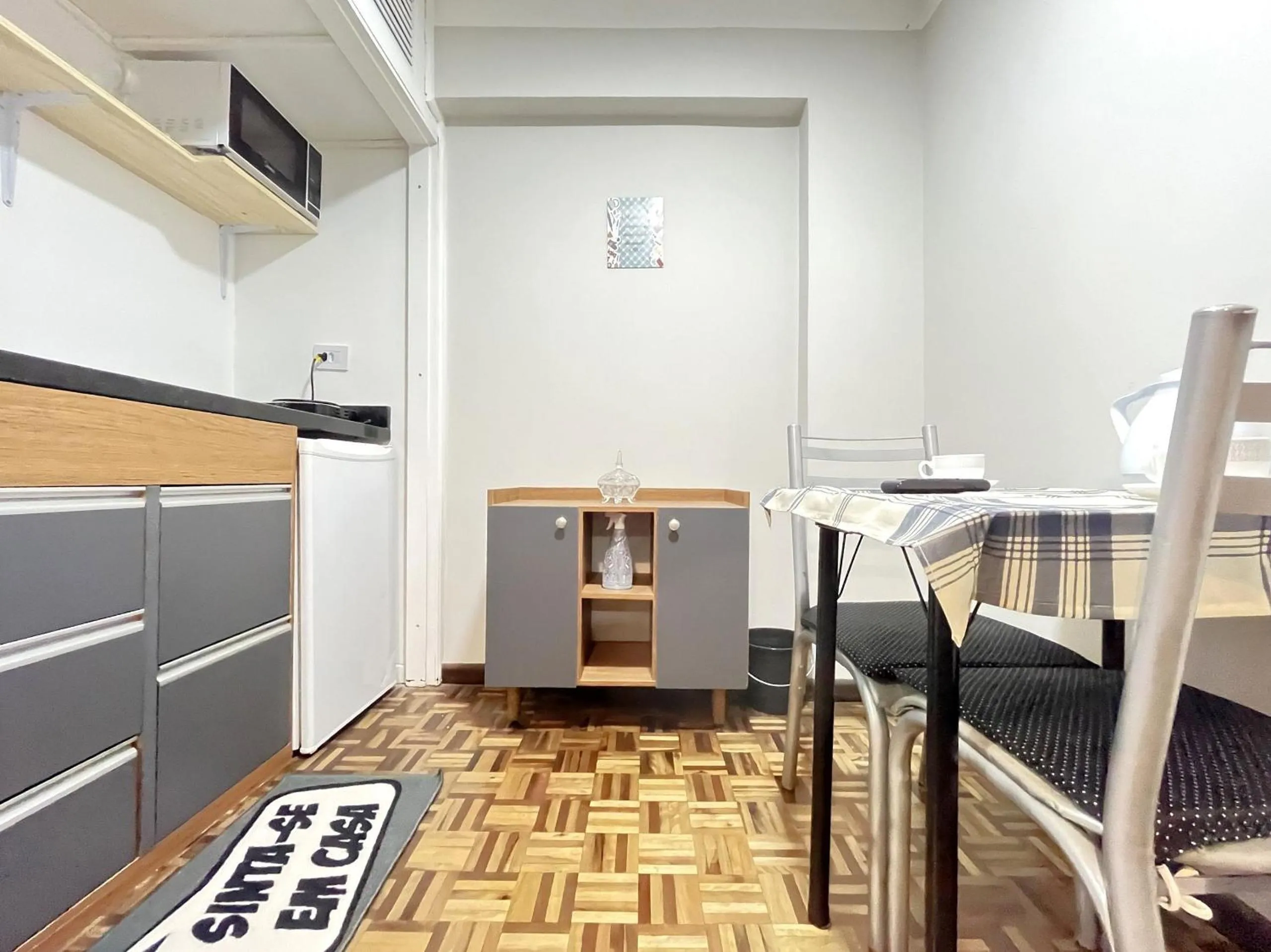 Kitchen or kitchenette in Excelente apartamento no centro de Curitiba