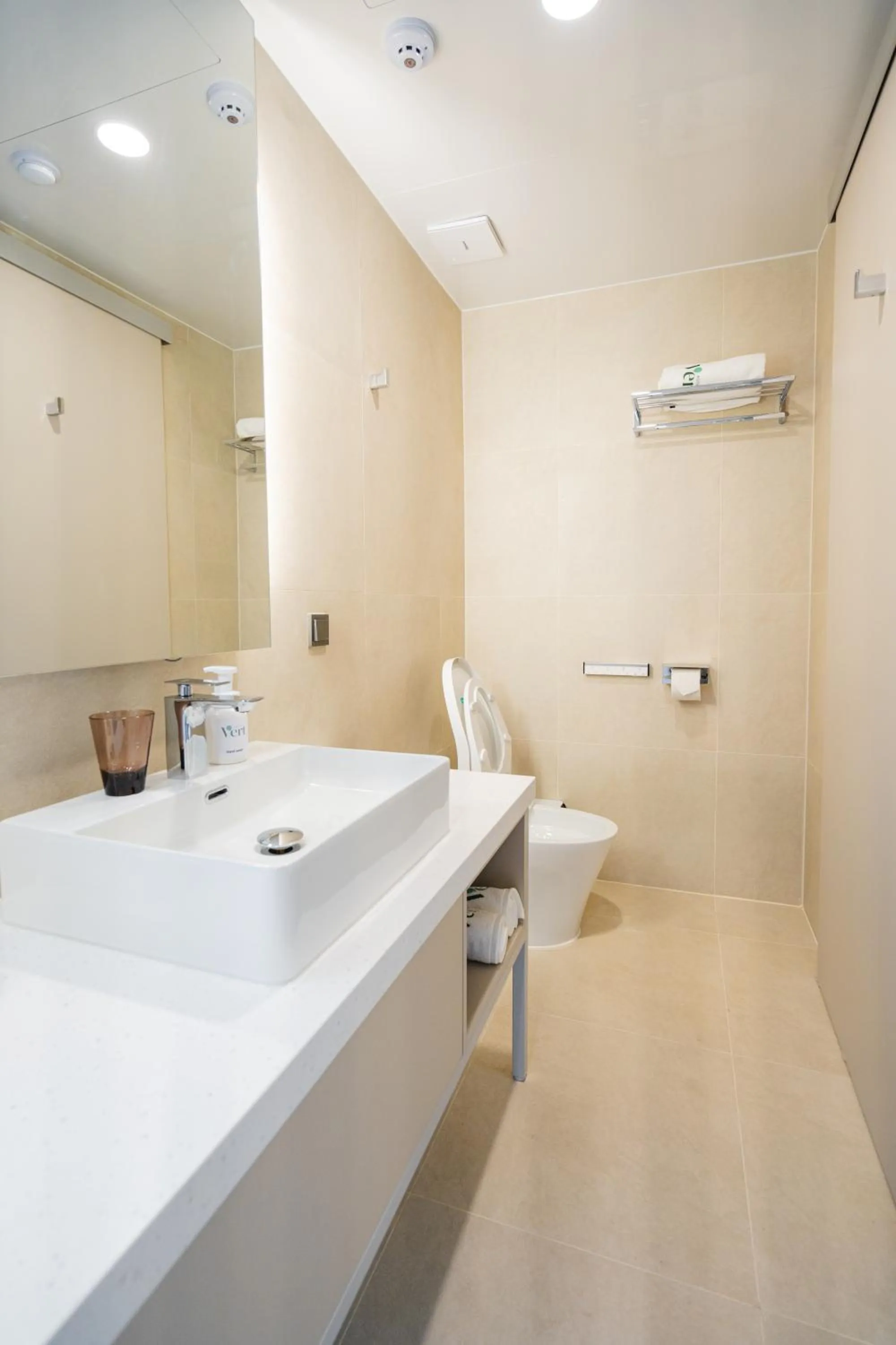 Toilet in Hotel Vert