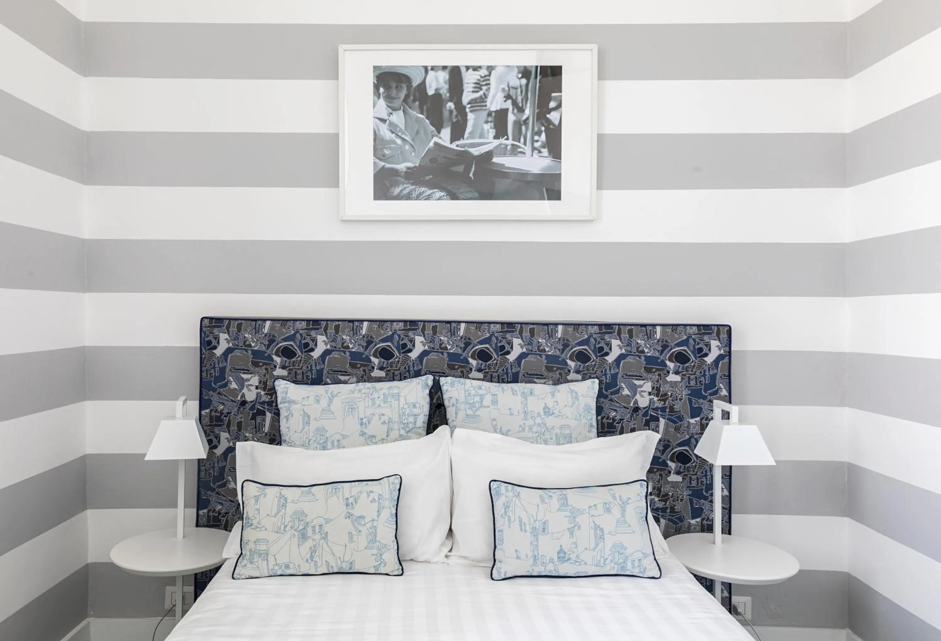 Bed in Villa La Pergola Capri