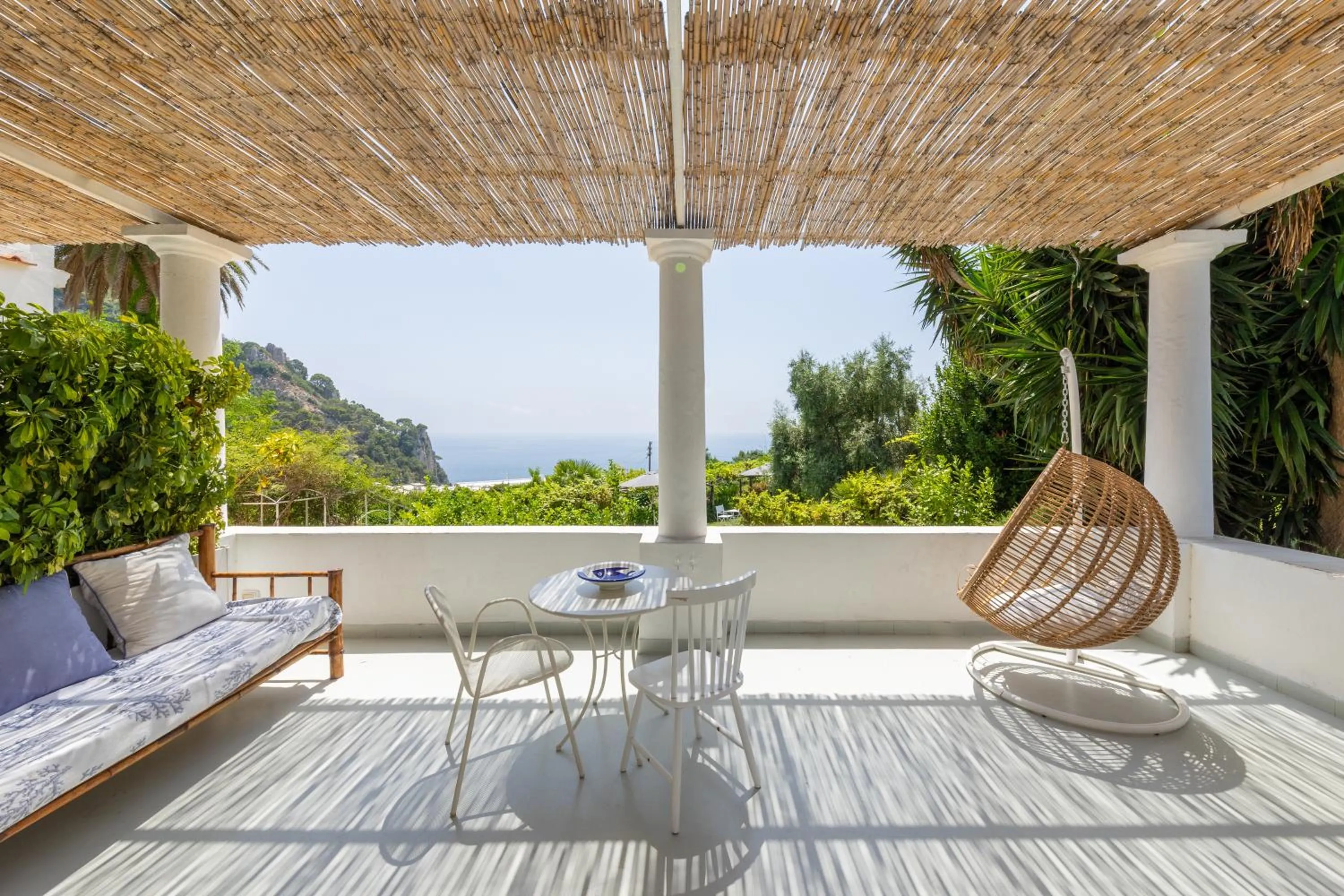 Balcony/Terrace in Villa La Pergola Capri