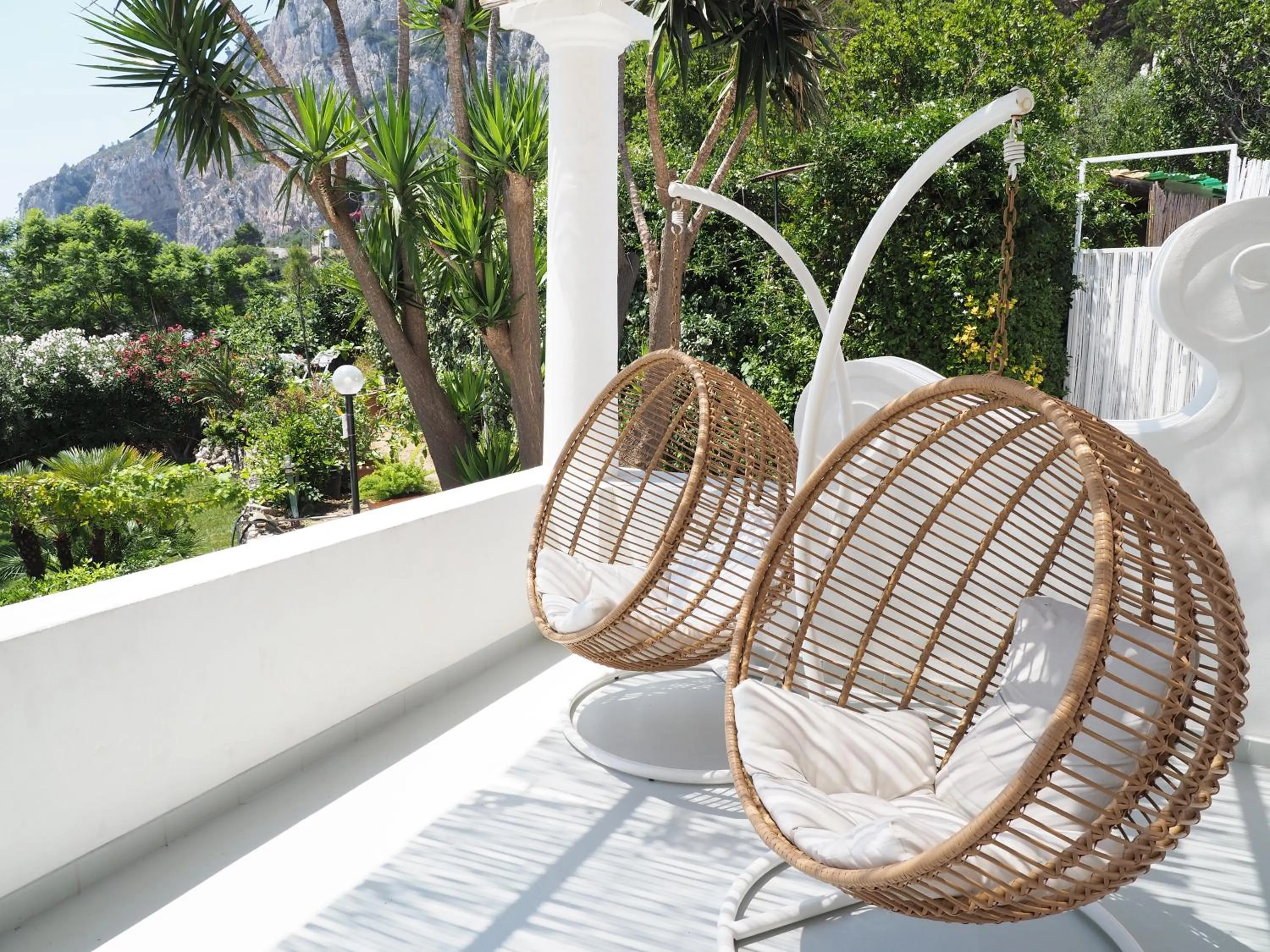 Patio in Villa La Pergola Capri