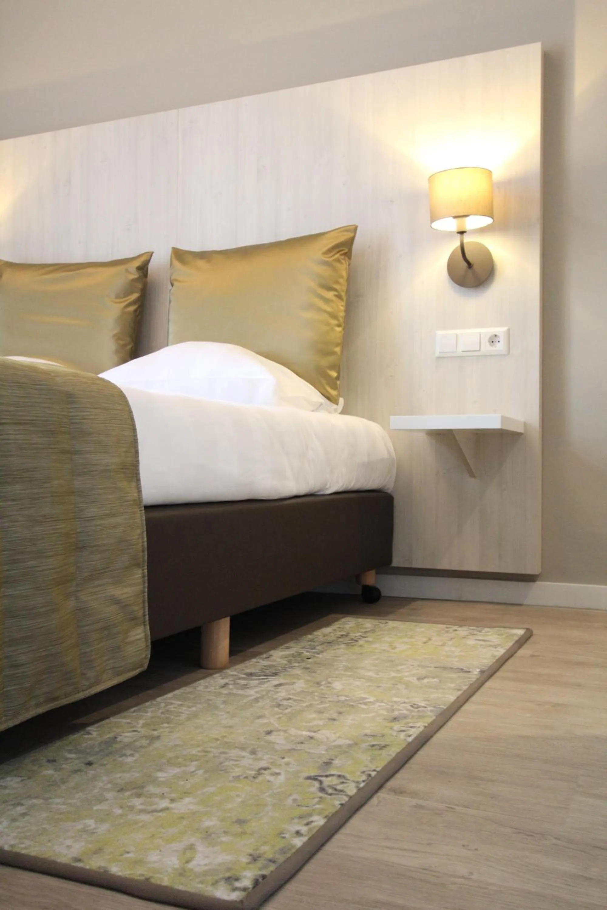 Bed in Apple Inn Hotel