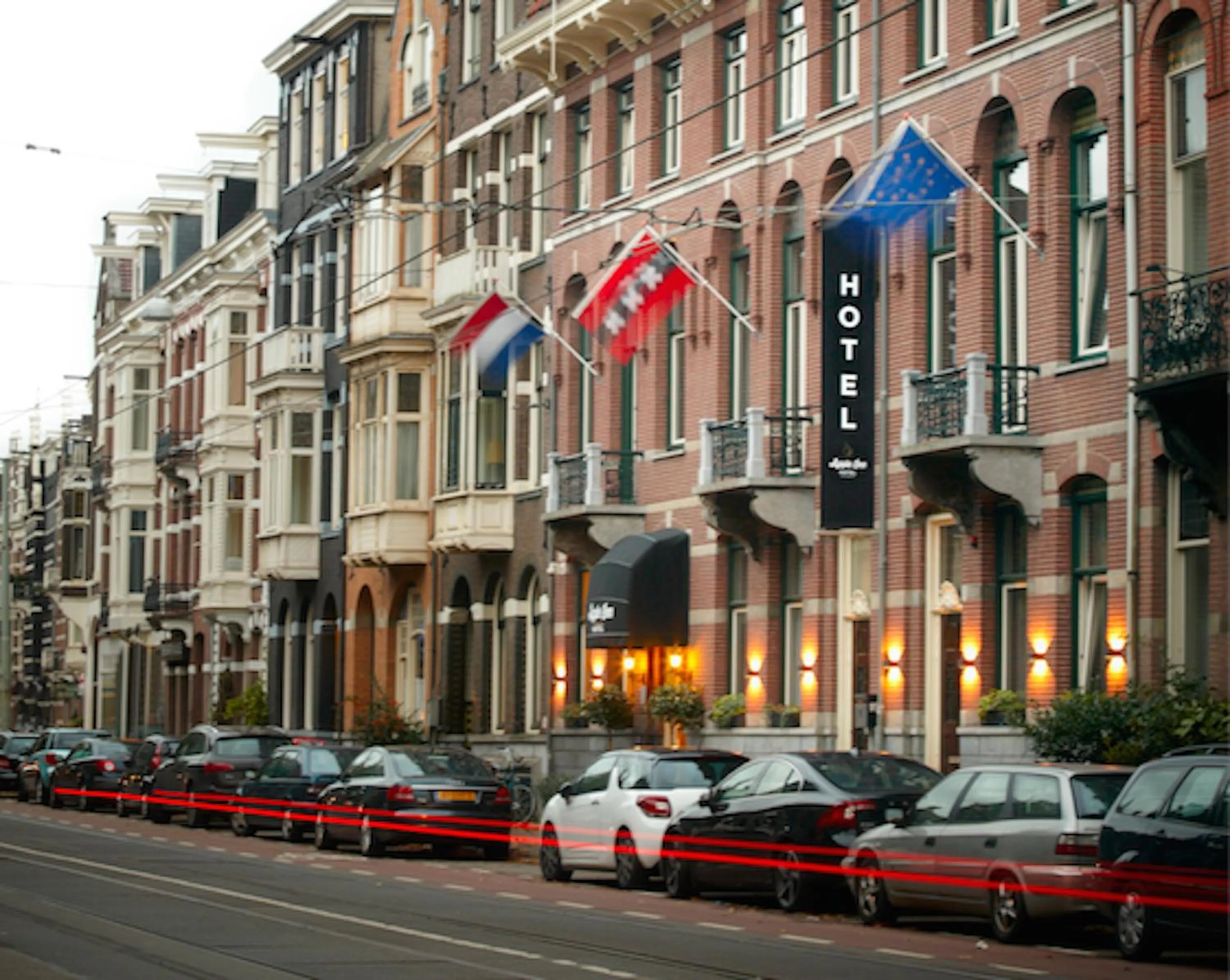 Street view in Apple Inn Hotel