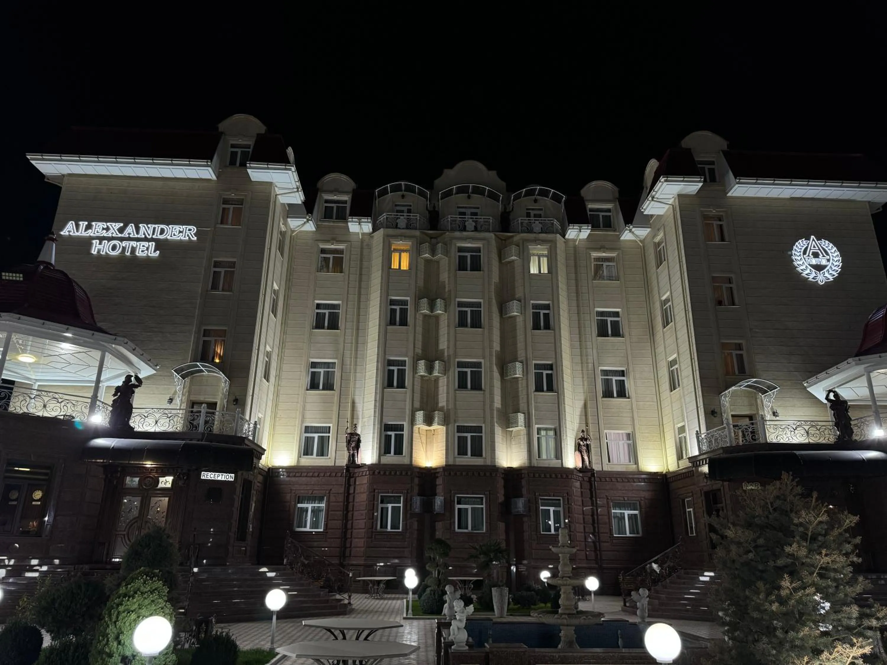 Property building in Alexander Hotel