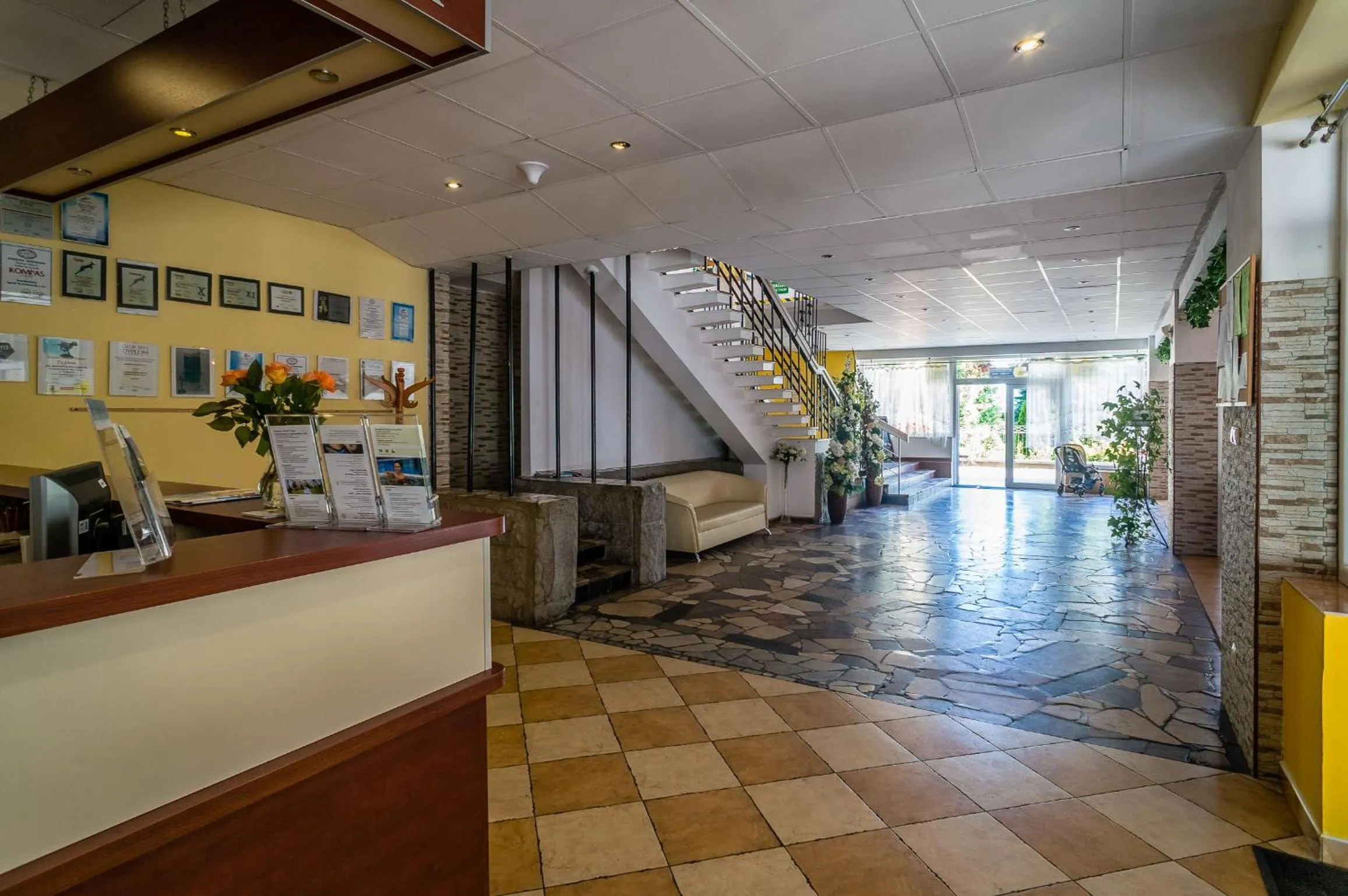 Lobby or reception in Ośrodek Wypoczynkowy Eden Kąty Rybackie
