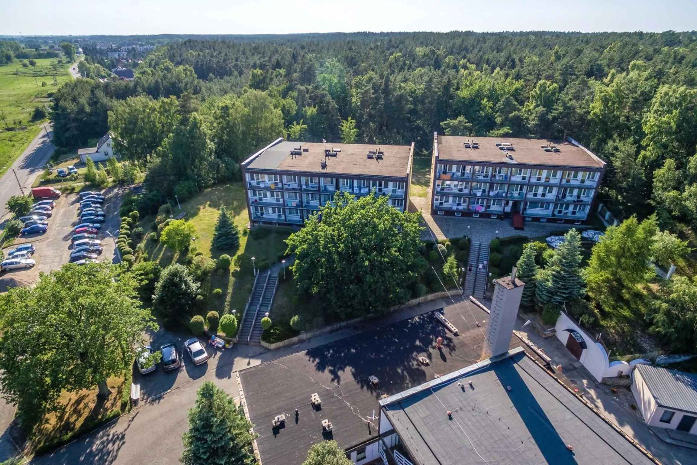 Bird's eye view in Ośrodek Wypoczynkowy Eden Kąty Rybackie