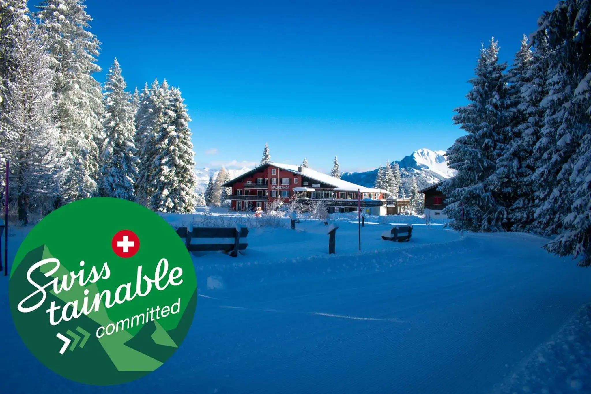 Property building in Hotel Malixerhof Property building in Hotel Malixerhof