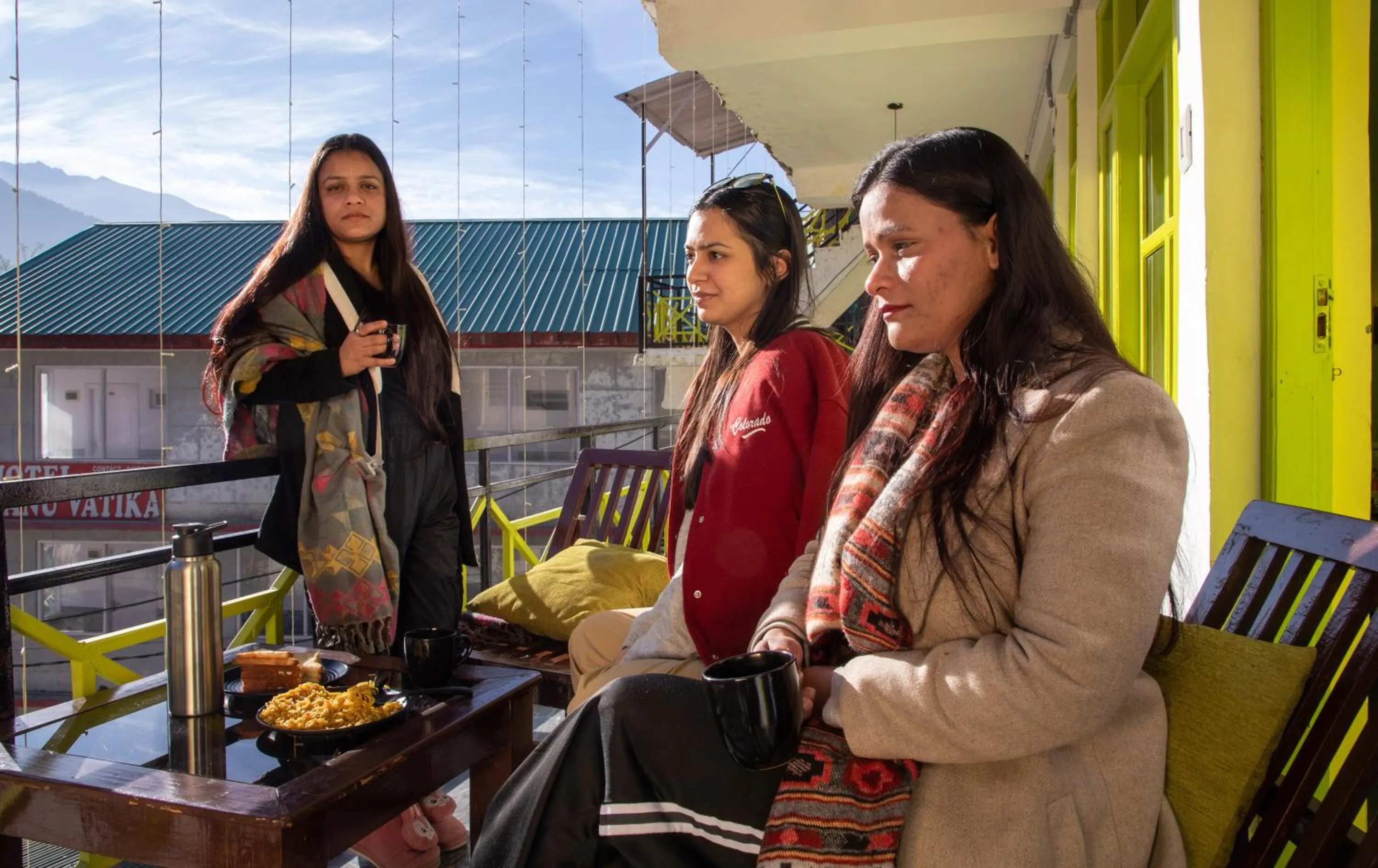 Balcony/Terrace in Trippy Turtle Hostel