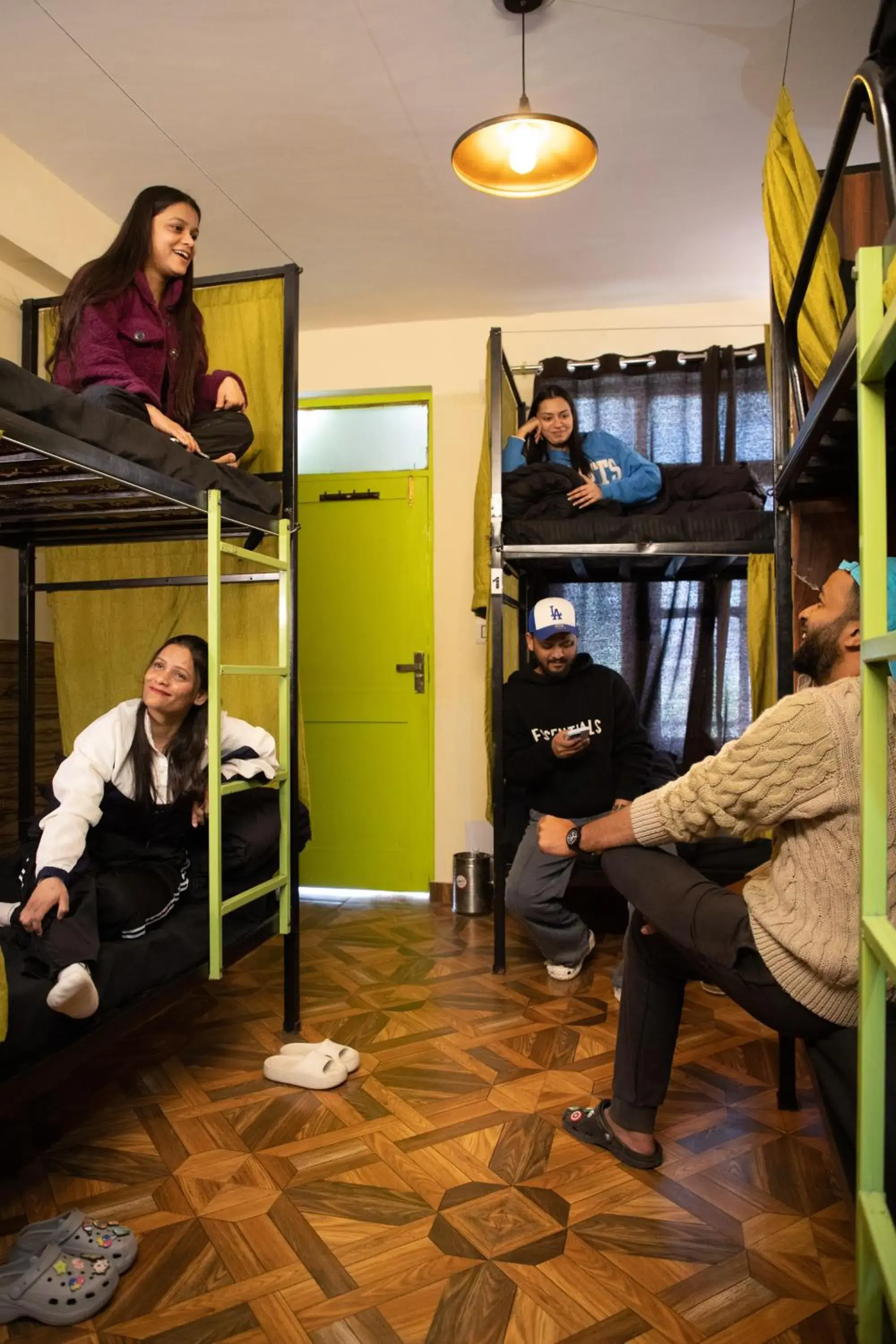 bunk bed in Trippy Turtle Hostel bunk bed in Trippy Turtle Hostel