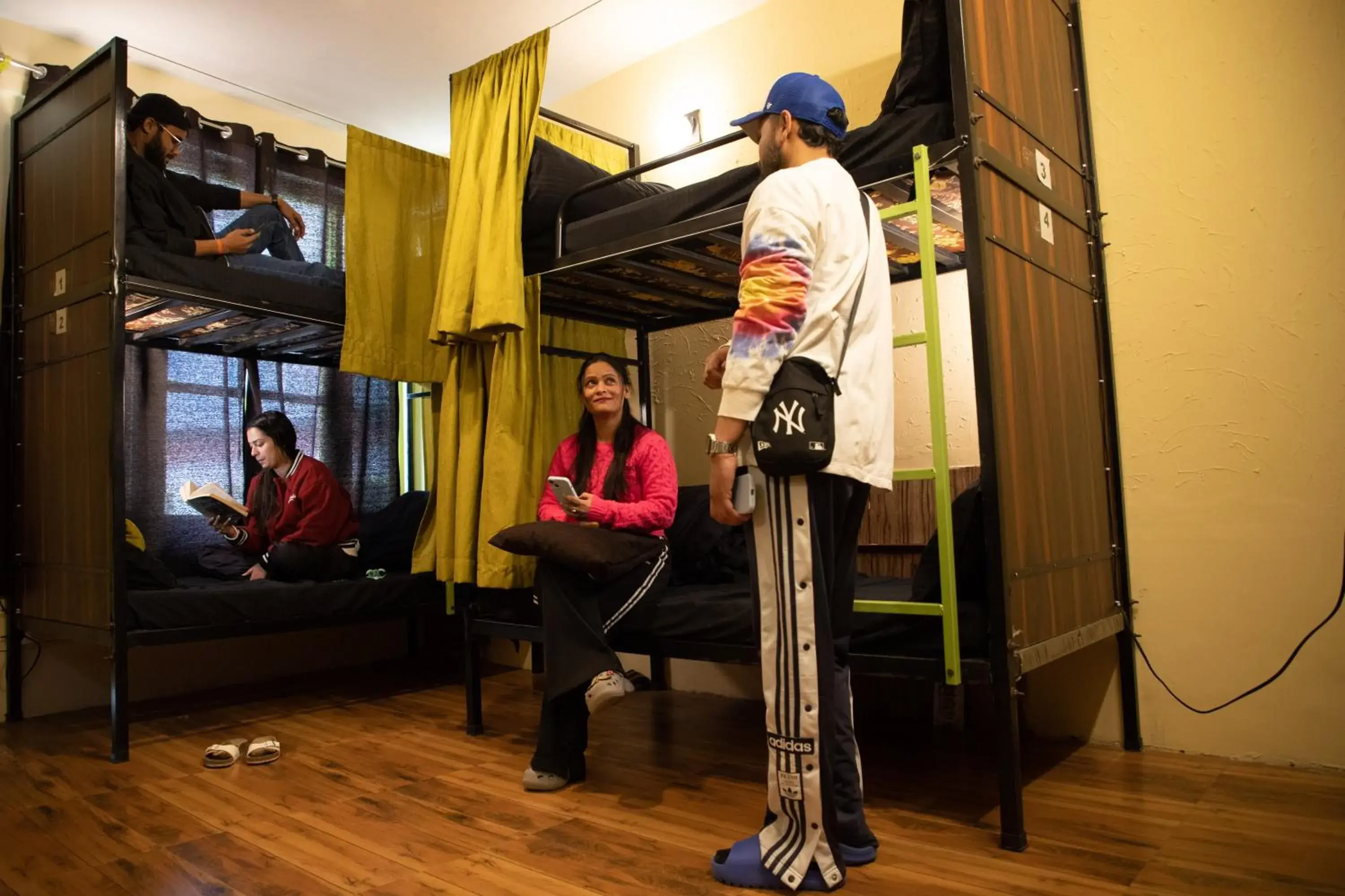 bunk bed in Trippy Turtle Hostel bunk bed in Trippy Turtle Hostel