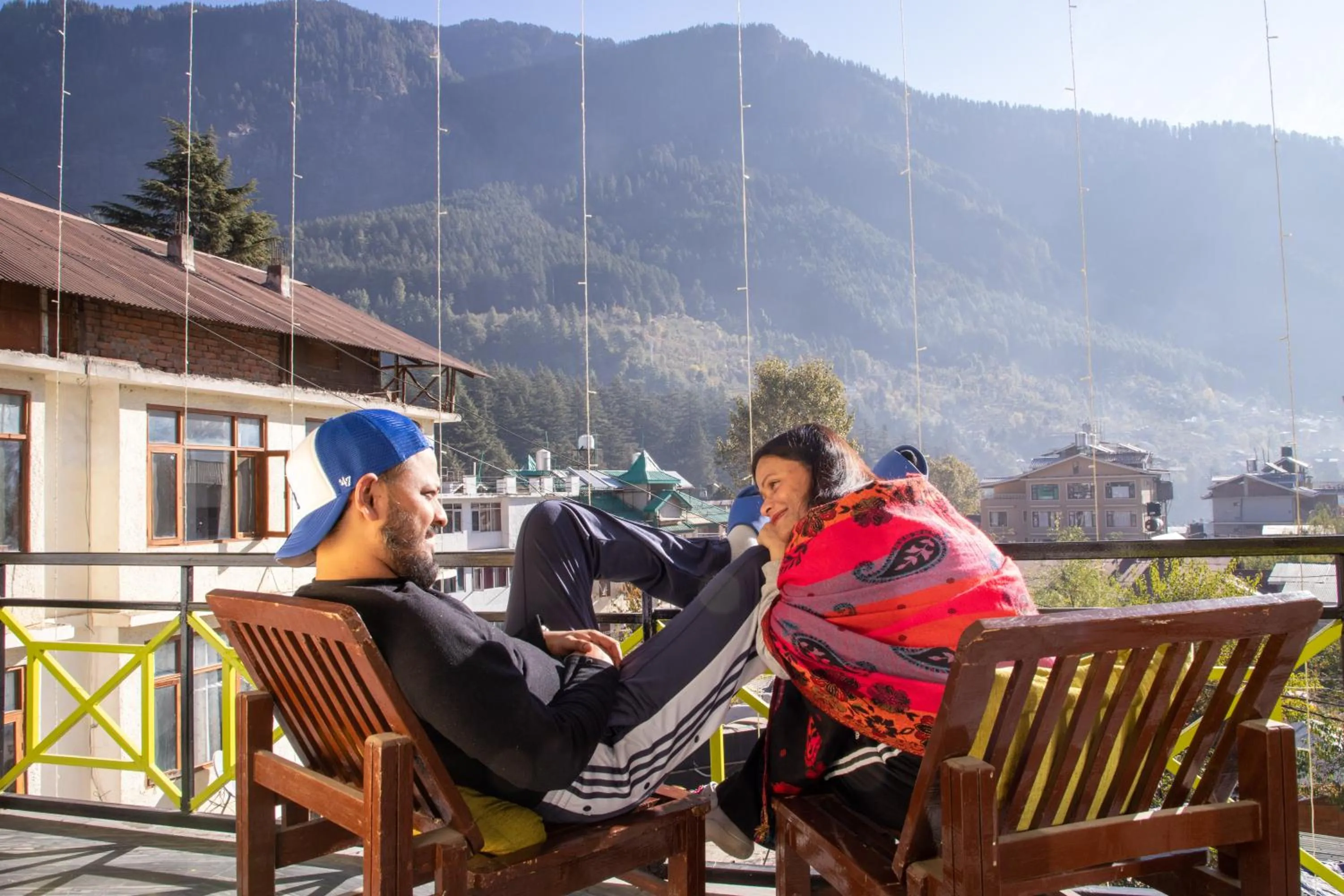 Balcony/Terrace in Trippy Turtle Hostel