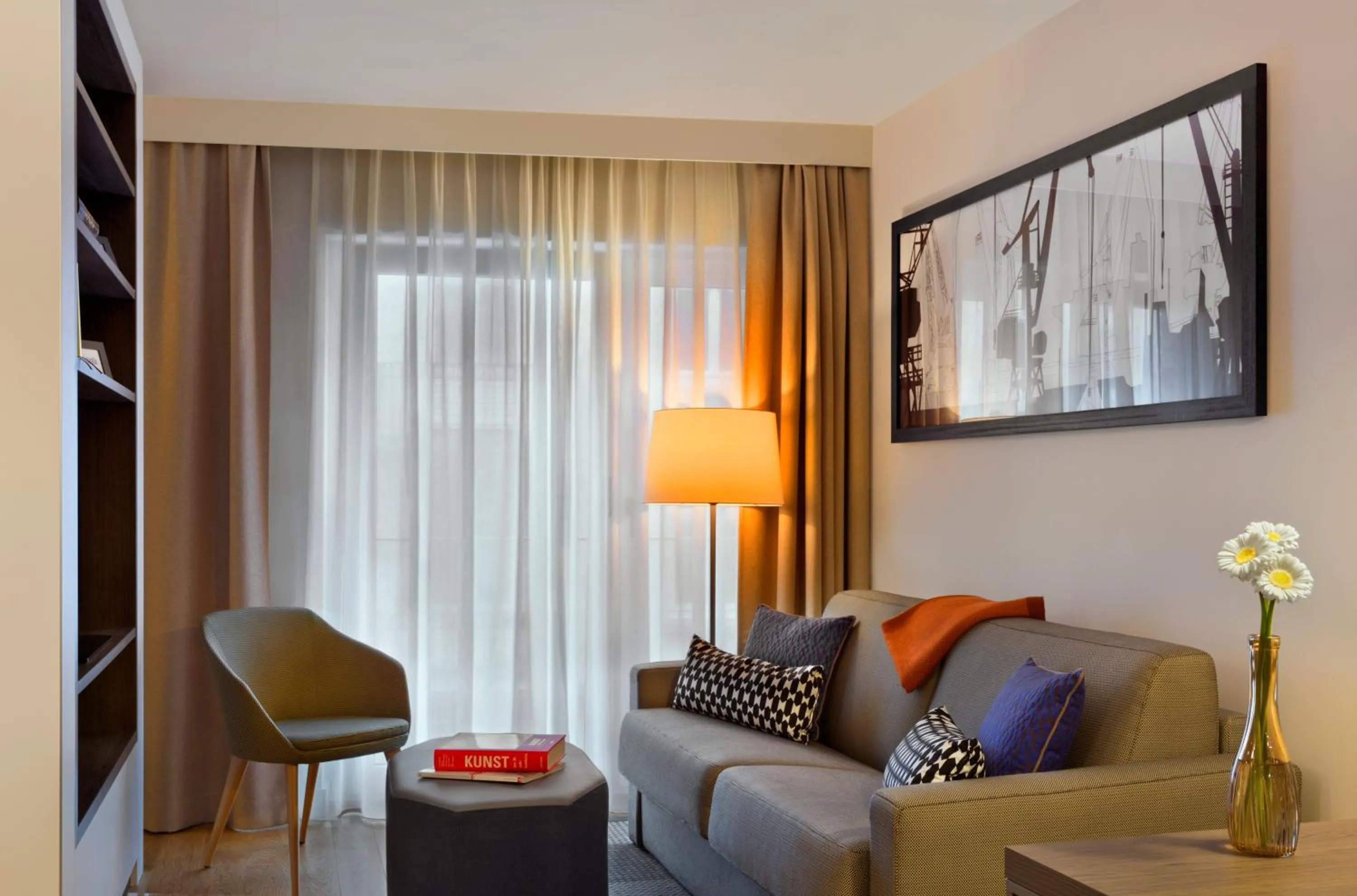 Living room in Citadines Michel Hamburg