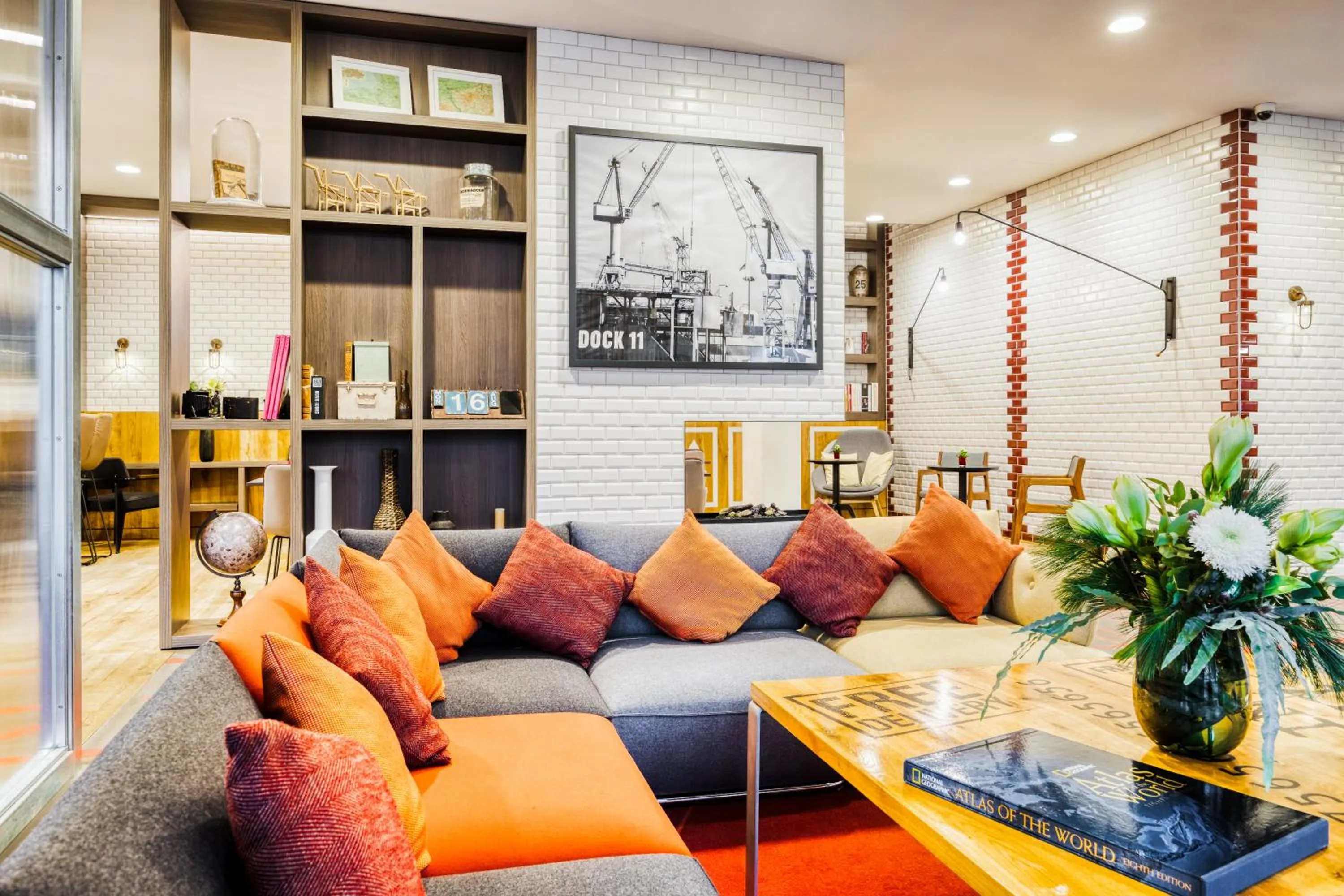 Lobby or reception in Citadines Michel Hamburg