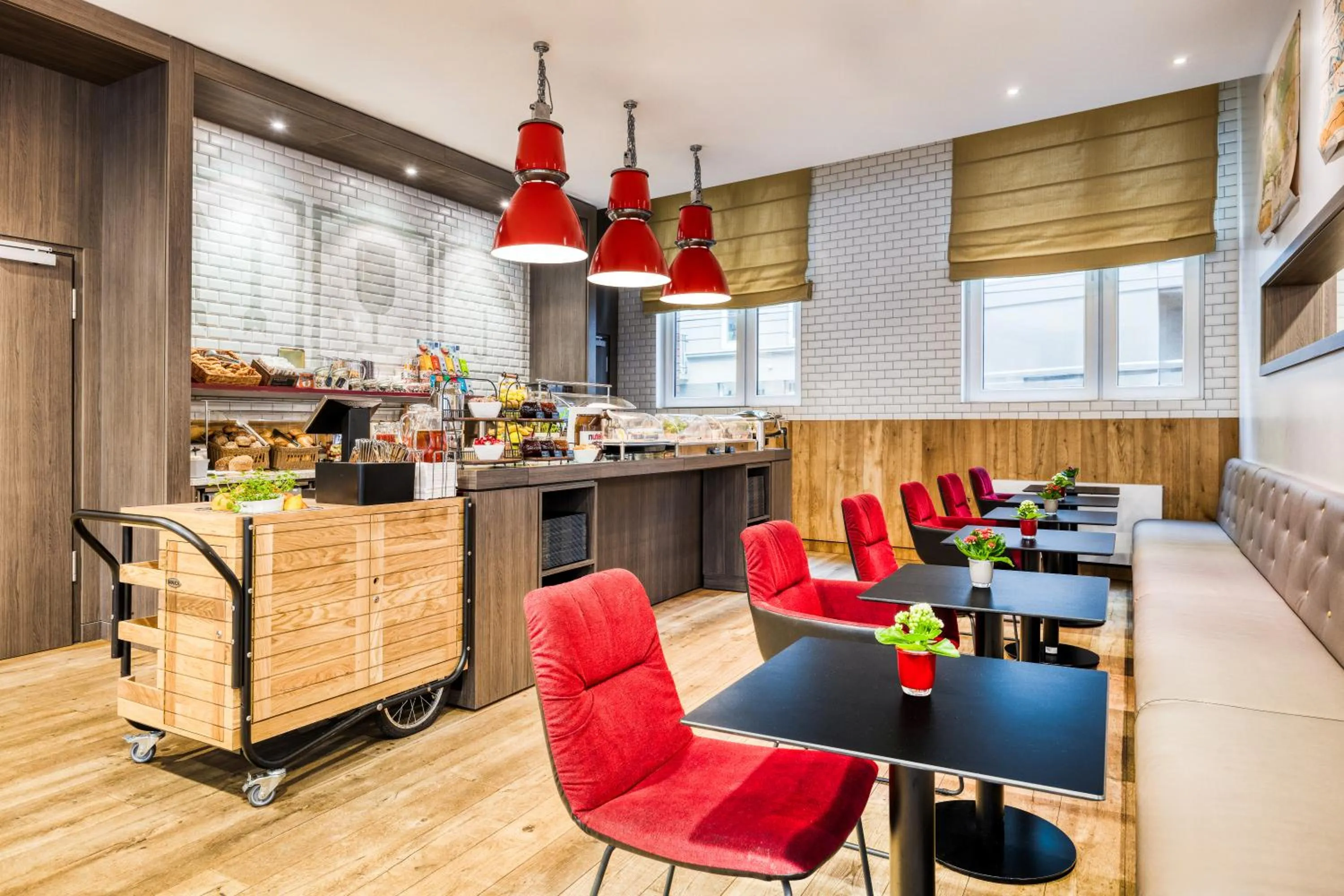 Continental breakfast in Citadines Michel Hamburg