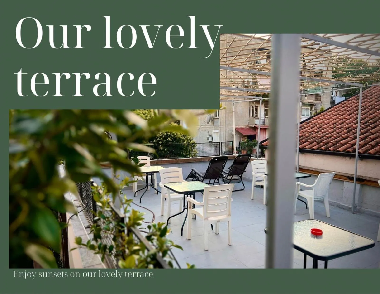 Balcony/Terrace in Budget Retreat Tirana & Studios