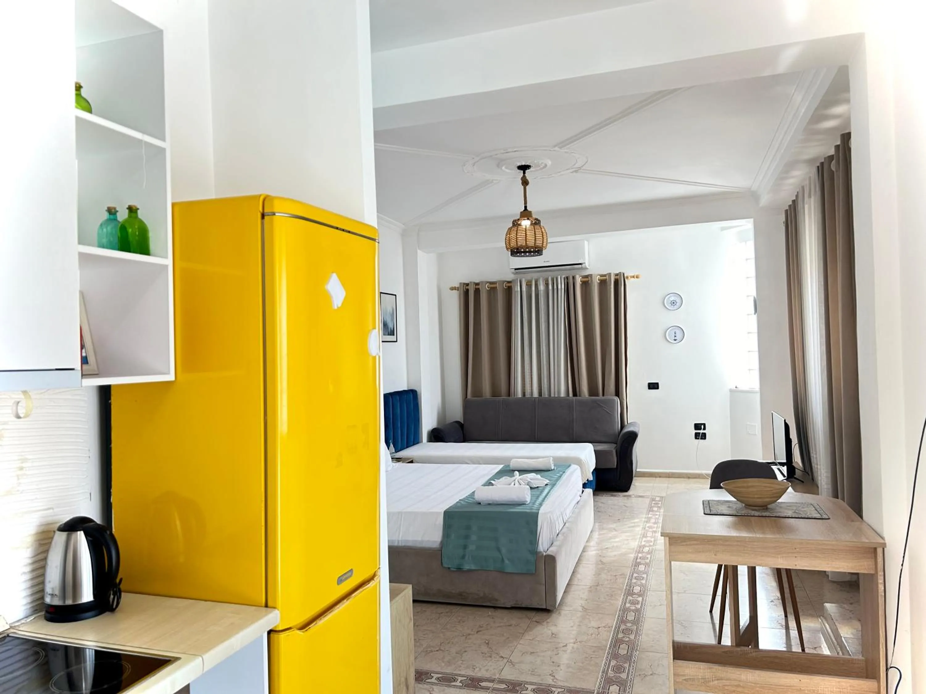 Bed in Budget Retreat Tirana & Studios