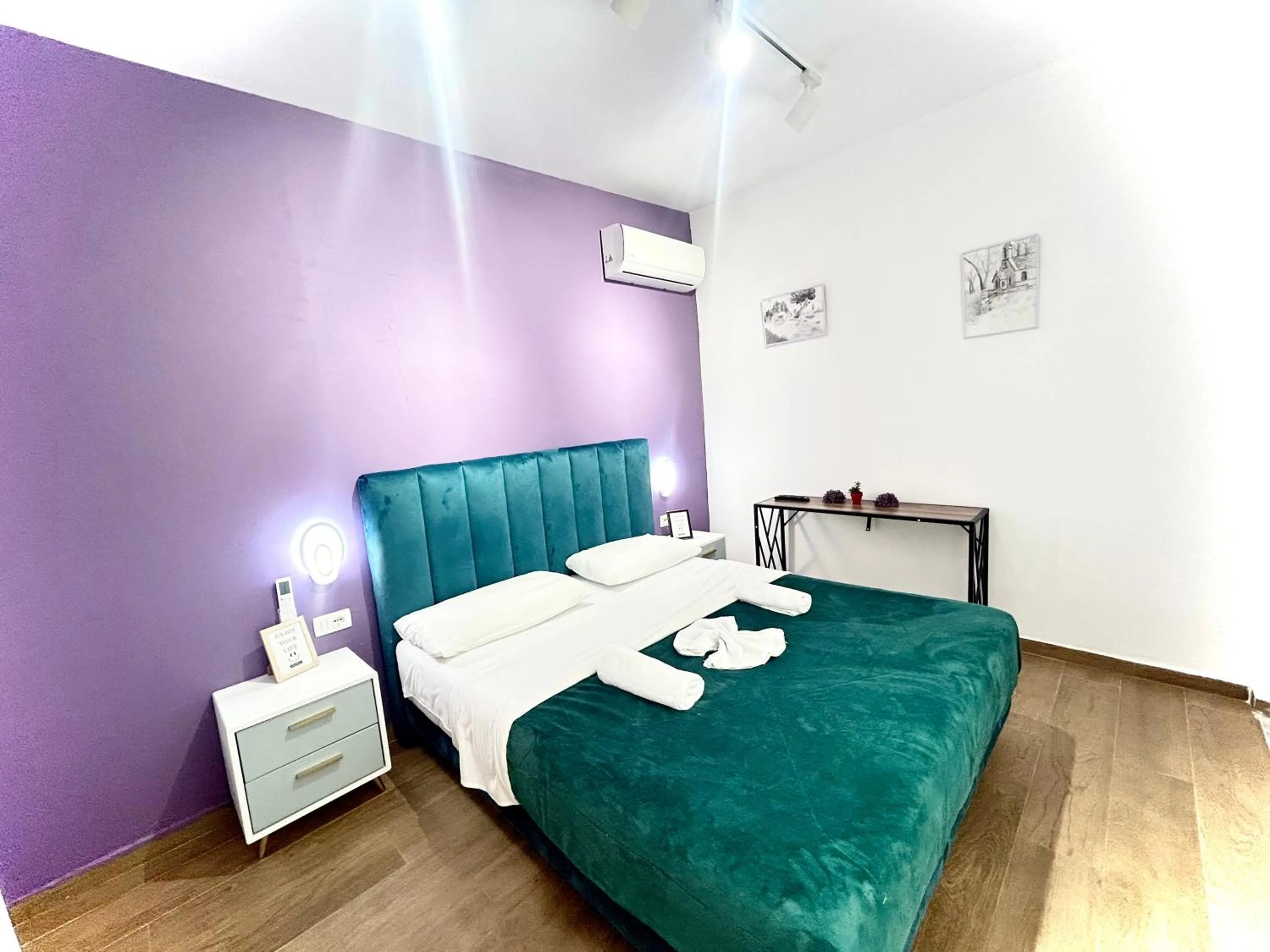 Bed in Budget Retreat Tirana & Studios