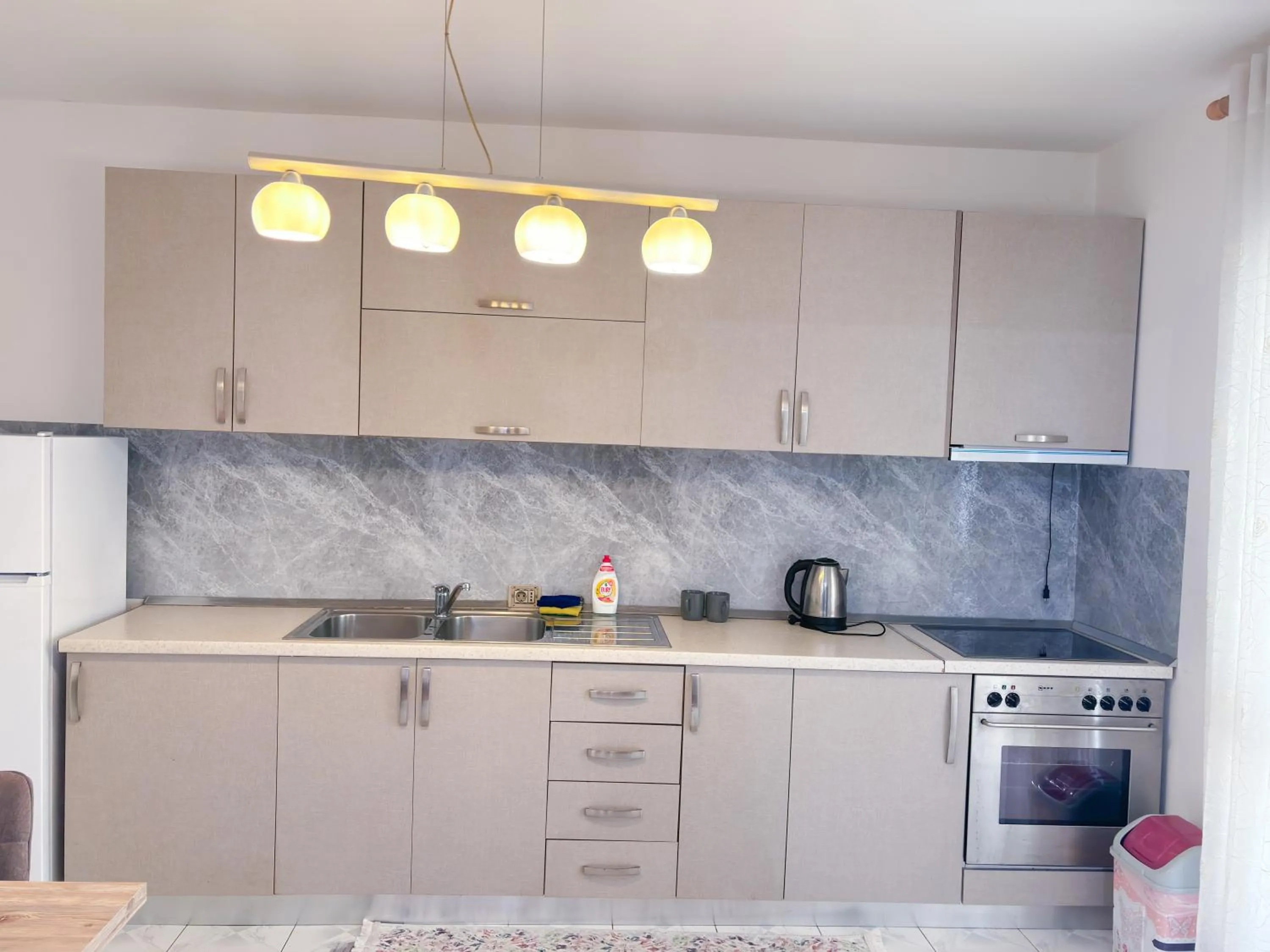 kitchen in Budget Retreat Tirana & Studios